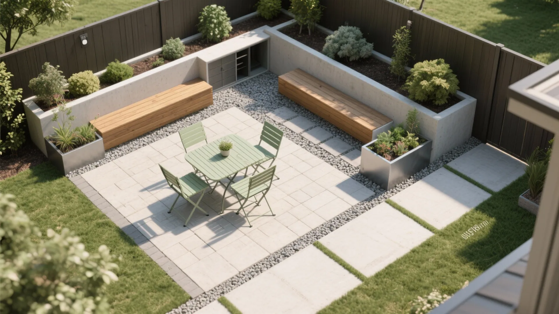 Flexible micro-zones with multipurpose furniture