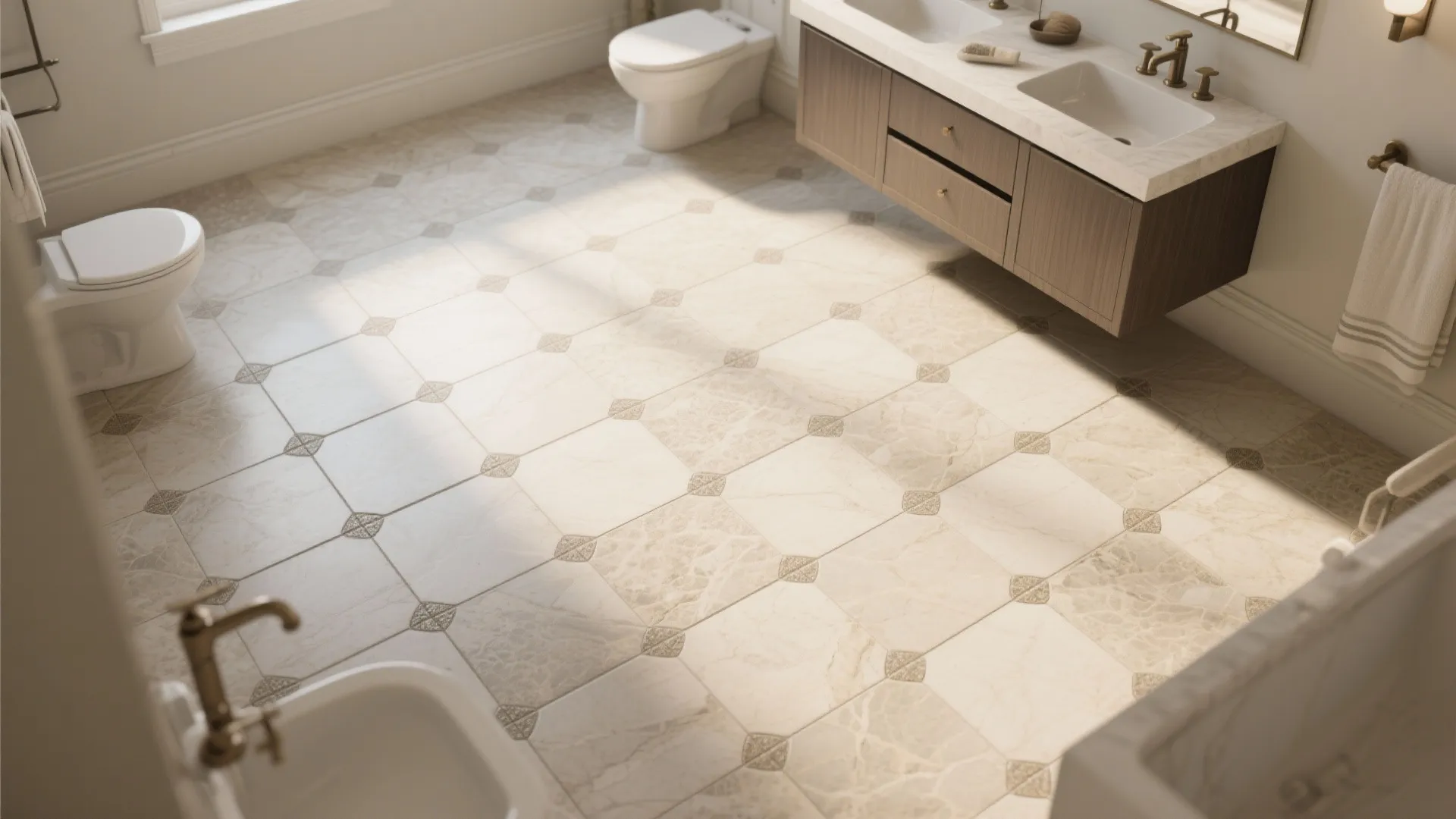 3. Mid-size 18" x 18" for pattern and proportion