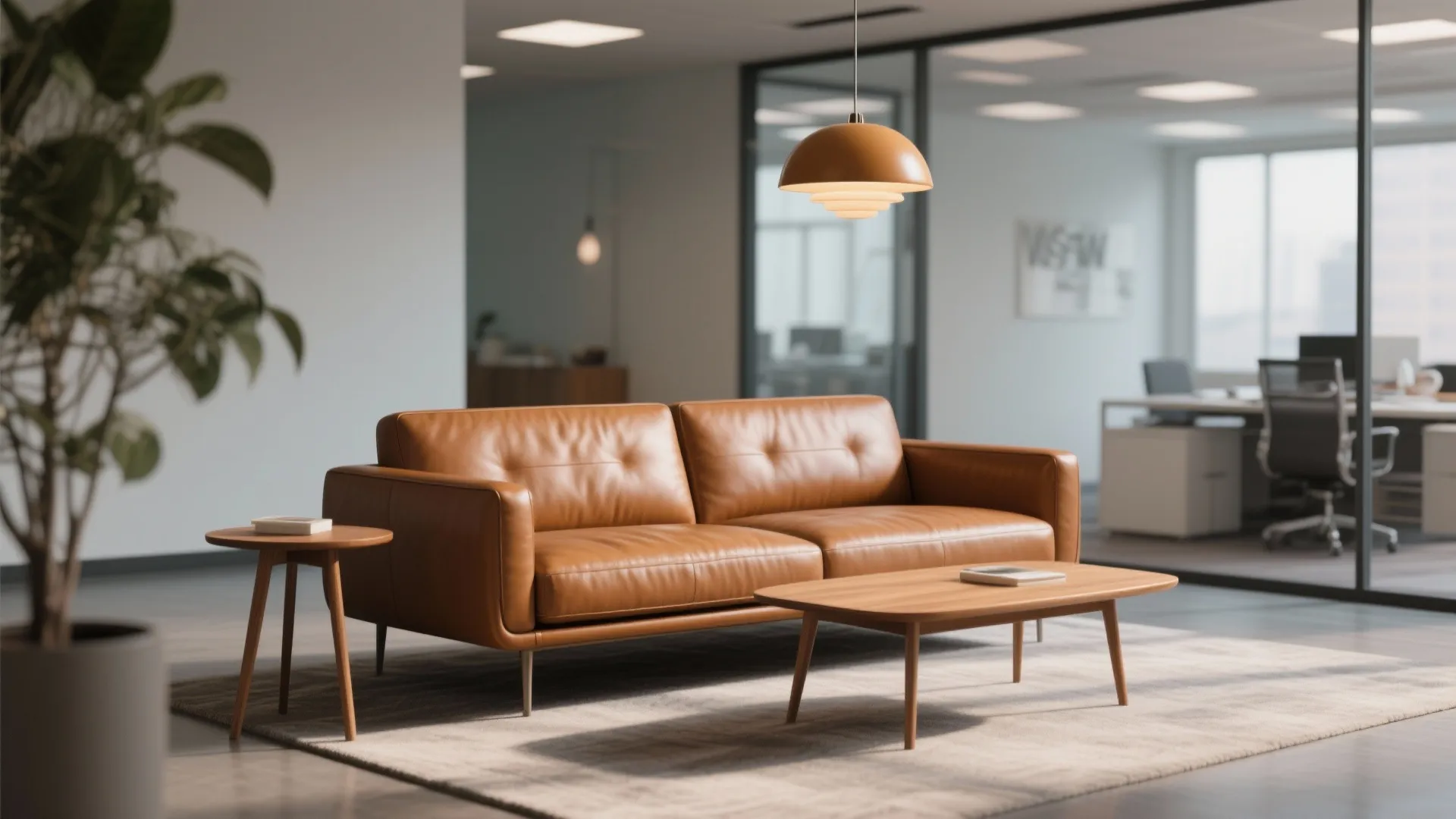 5. Mid-Century Style with Low Arms