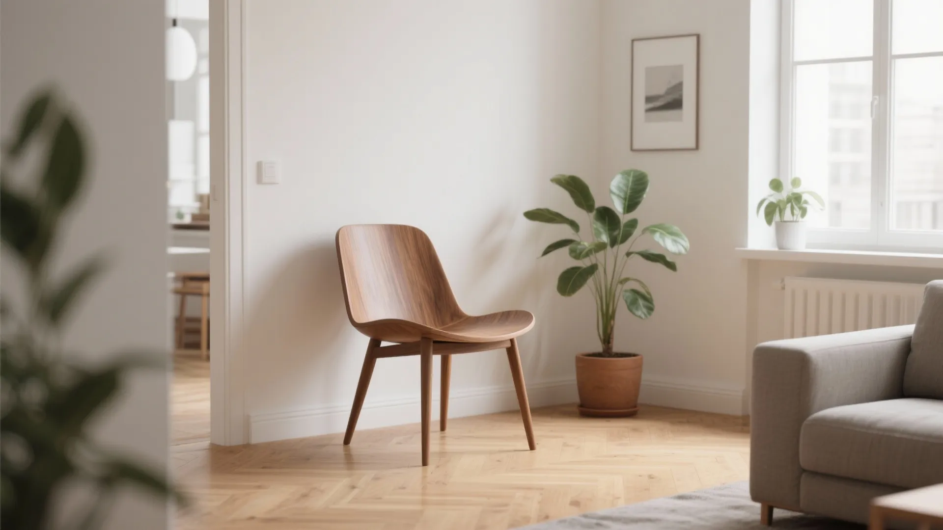 1. Slim-Leg Mid-Century Chair