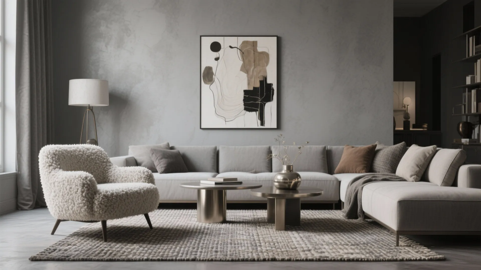 5. Mid-Tone Neutral Gray as a Timeless Base