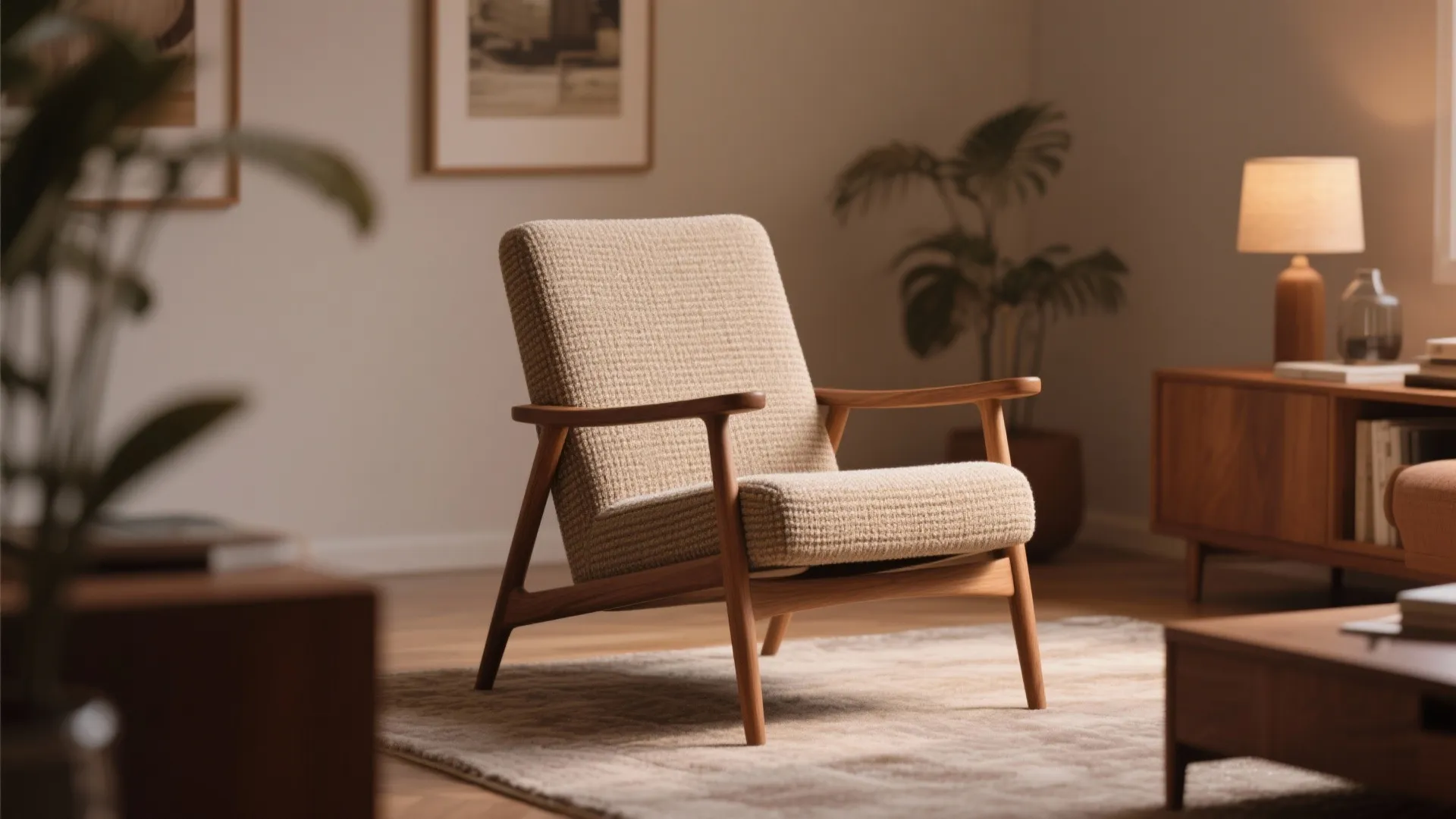 5. Mid-Century Modern Armchair