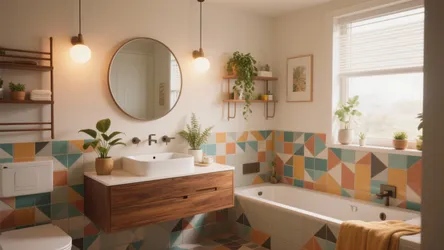 10 Mid-Century Modern Bathroom Ideas