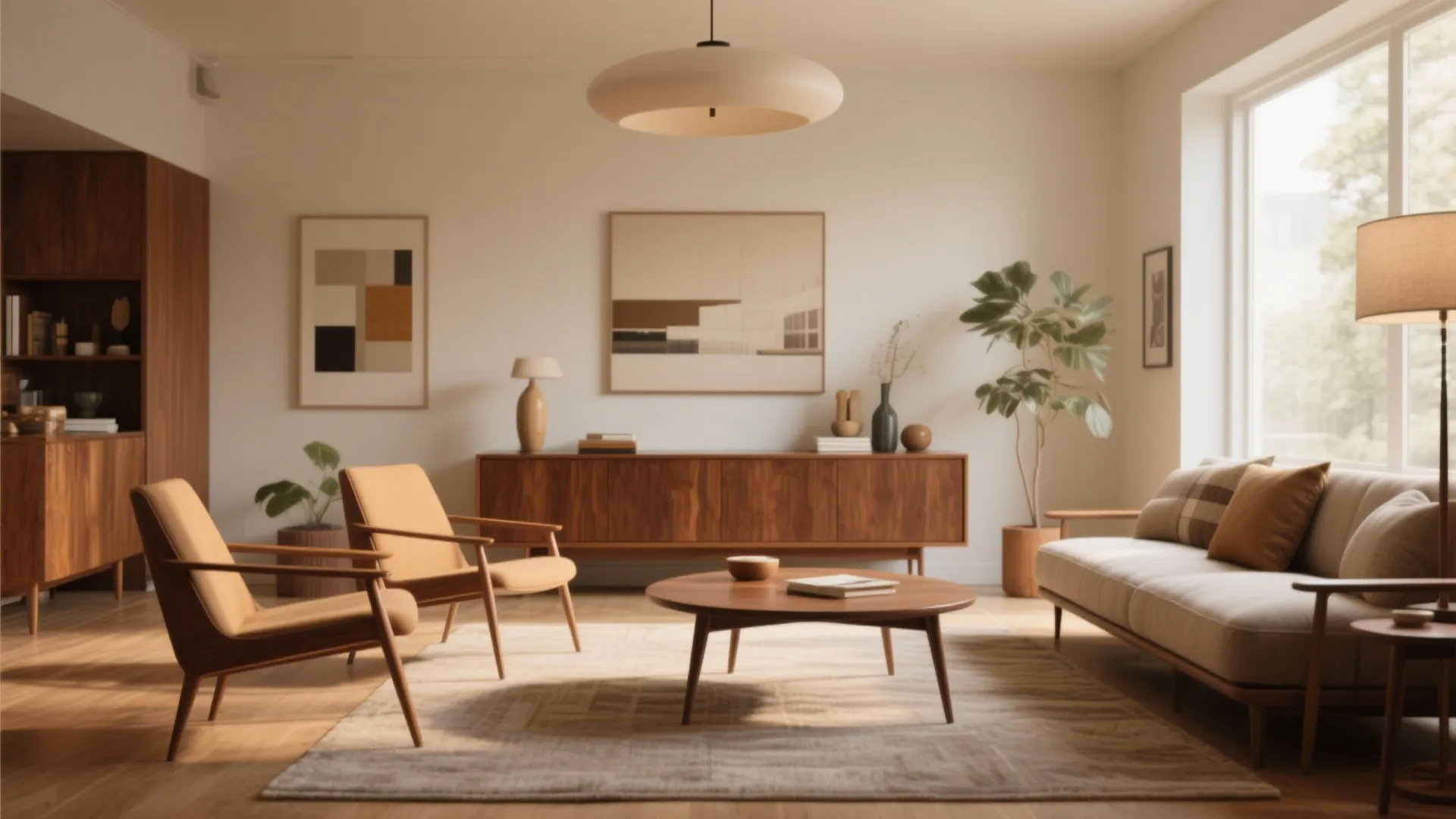 8. Mid-Century Modern Touches