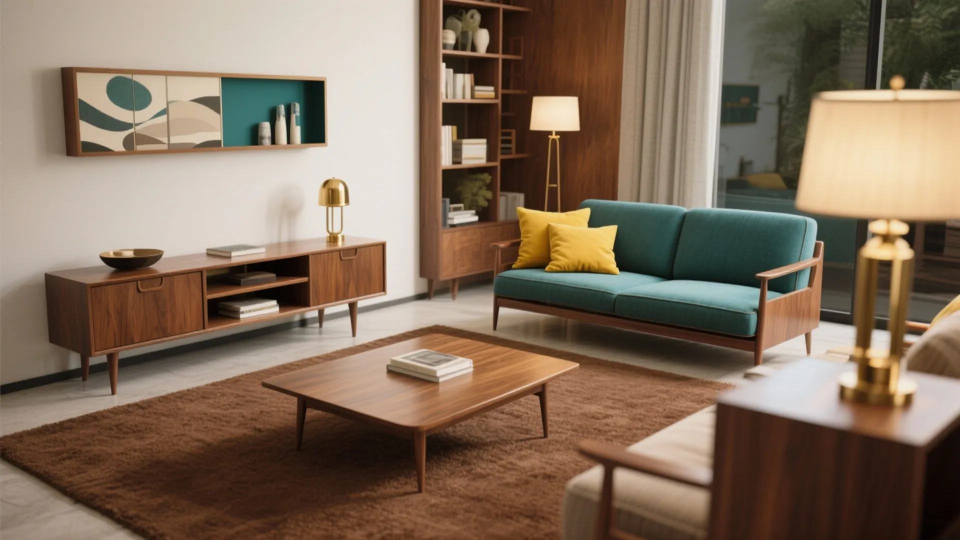 3. Mid-Century Modern Vibes