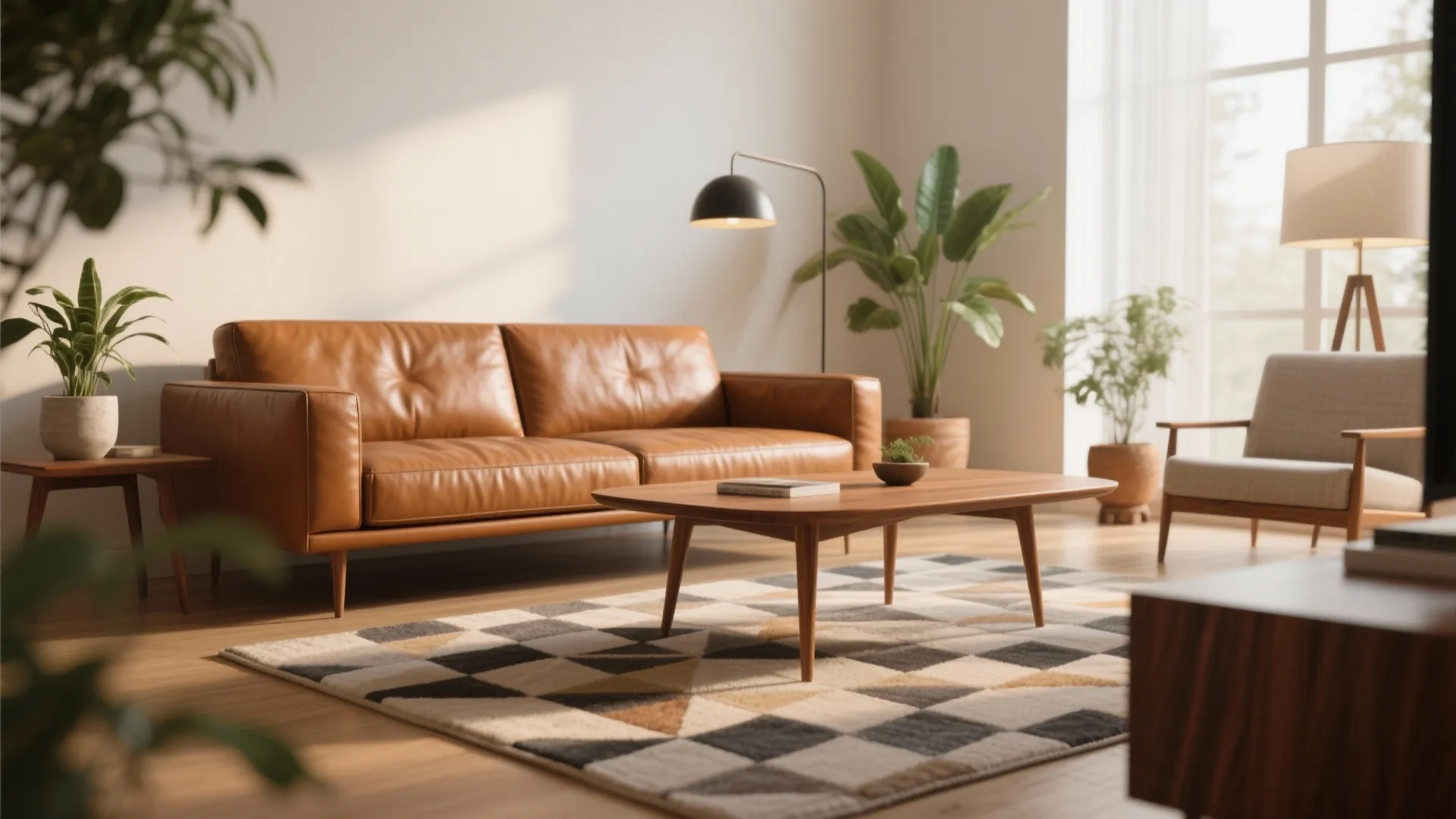 4. Mid-Century Modern Pairing