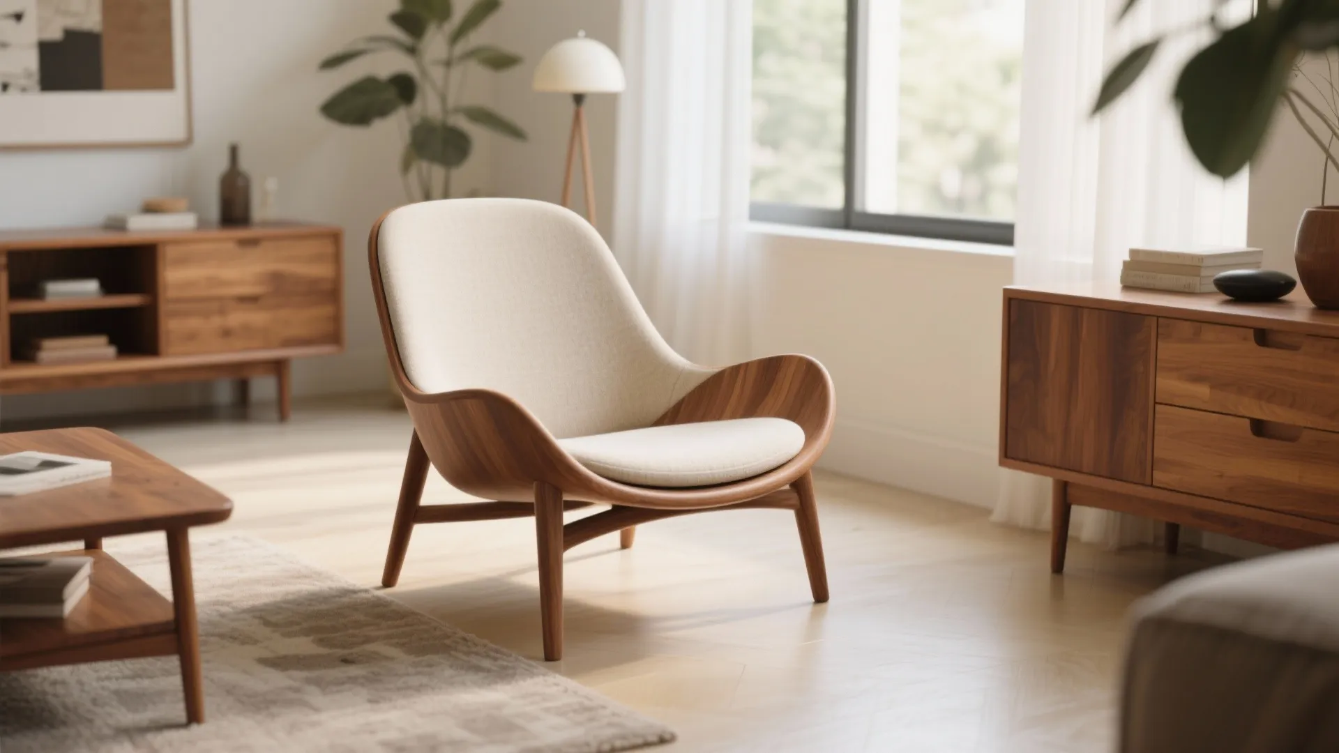 3. Mid-Century Modern Curves