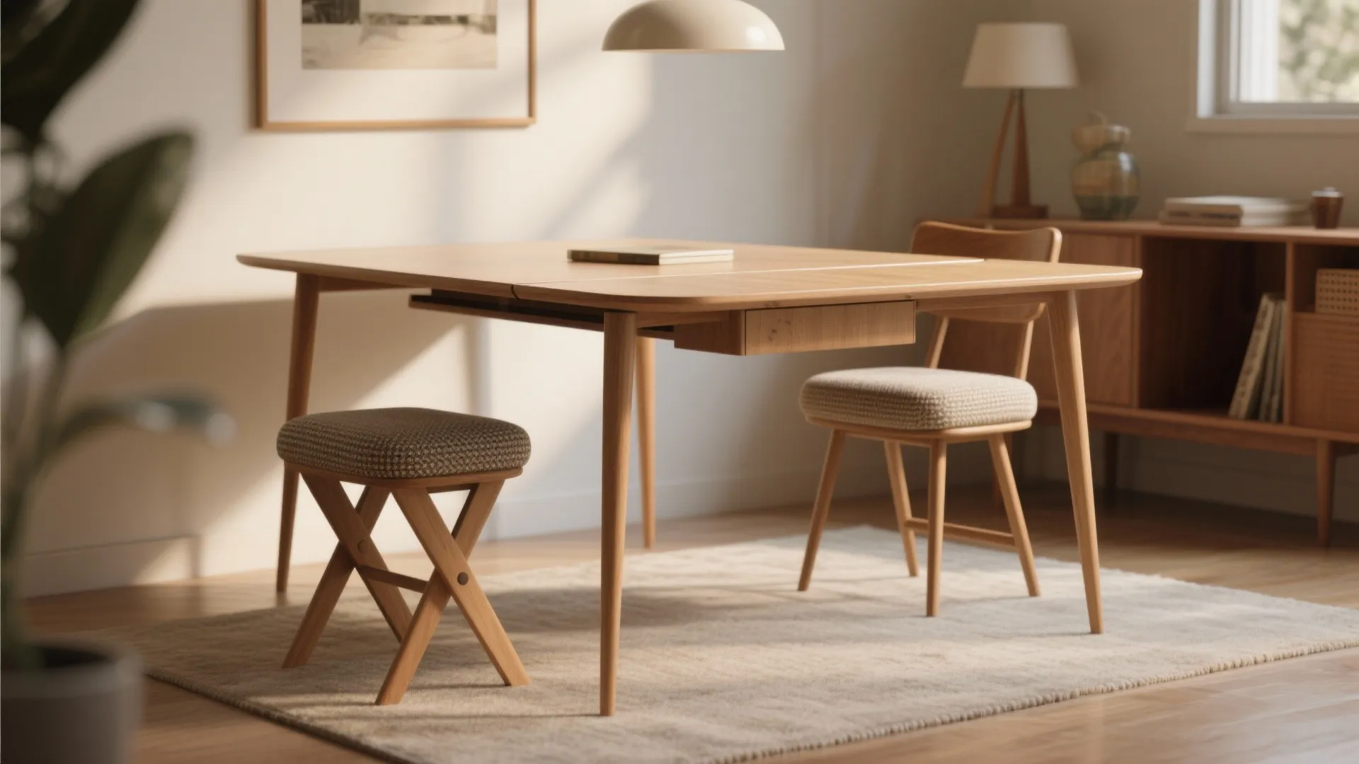 3. Mid-Century Folding Beauty for Style and Function