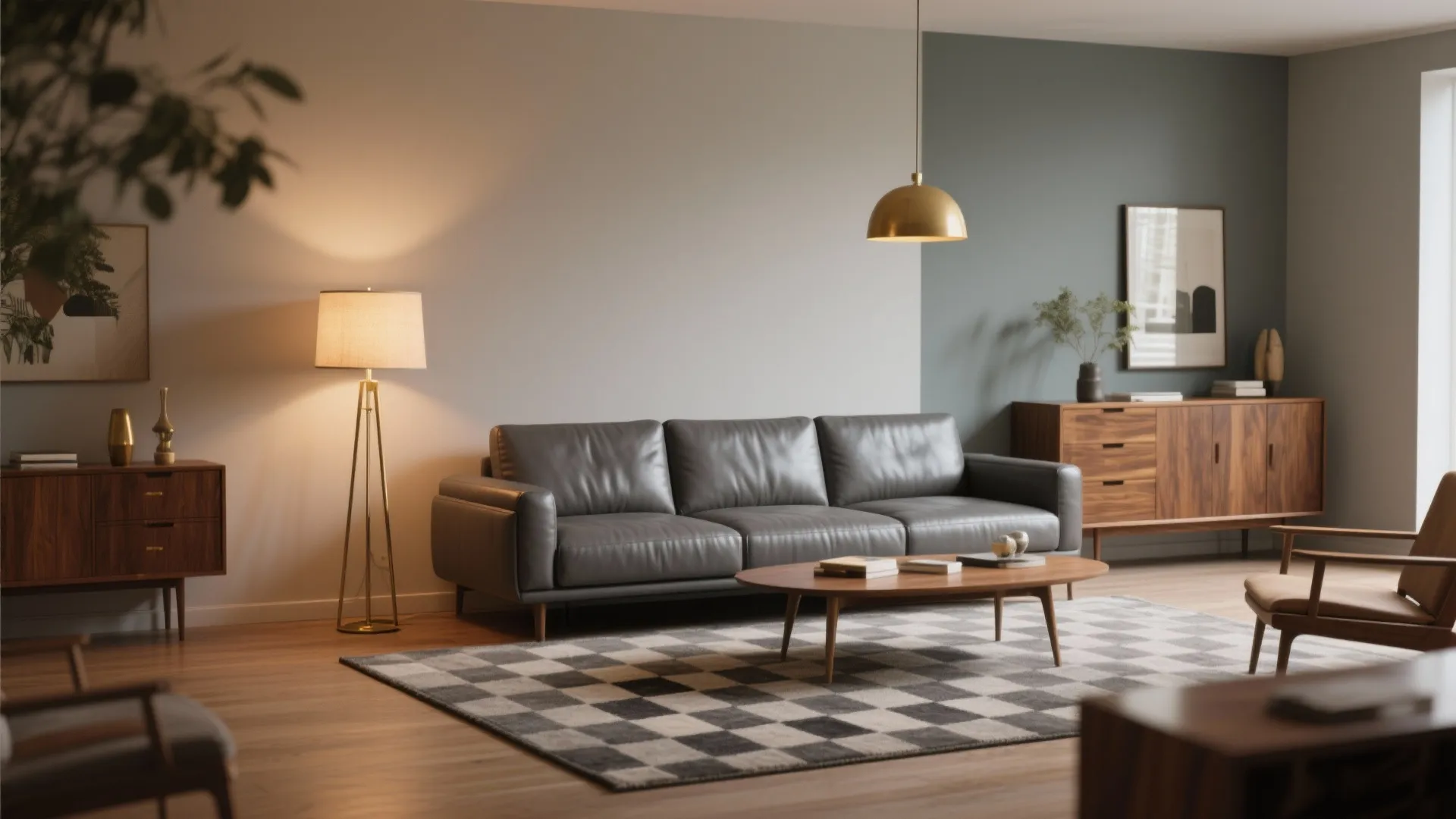 8. Mid-Century Modern Vibe