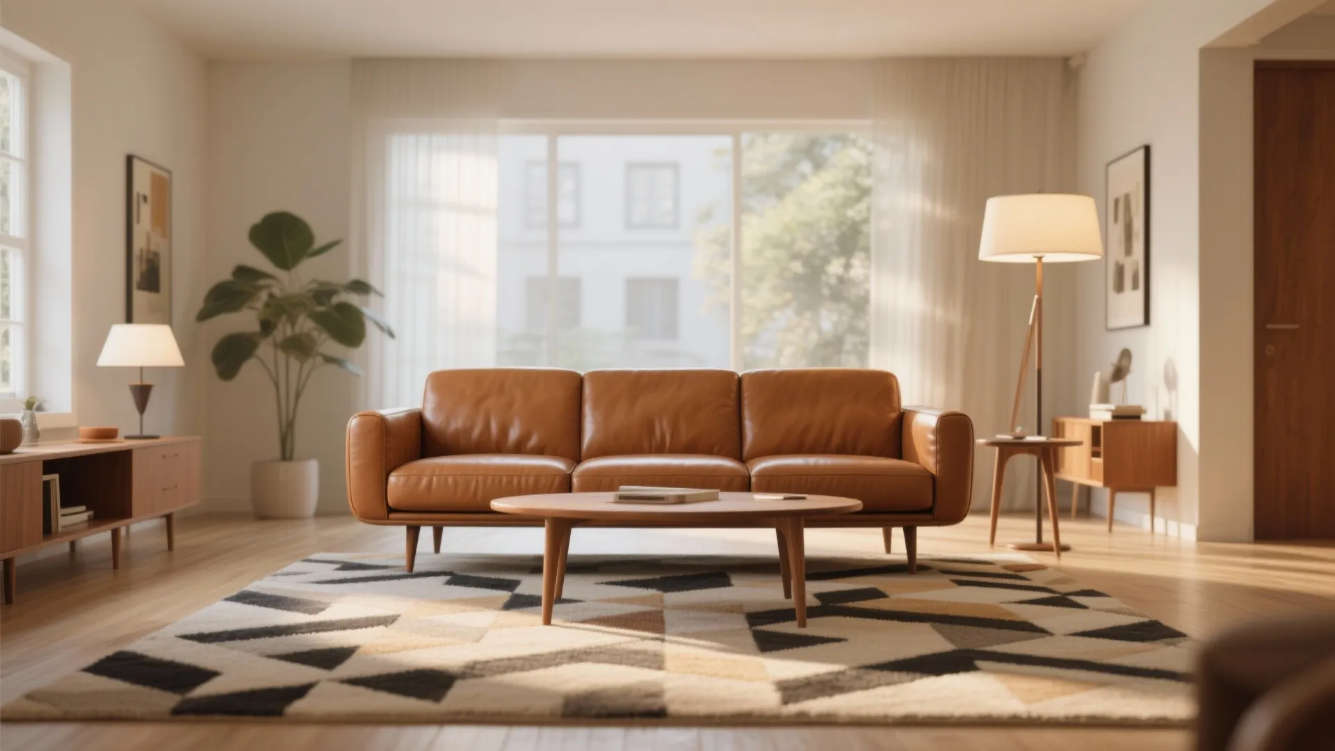 8. Mid-Century Modern Vibe