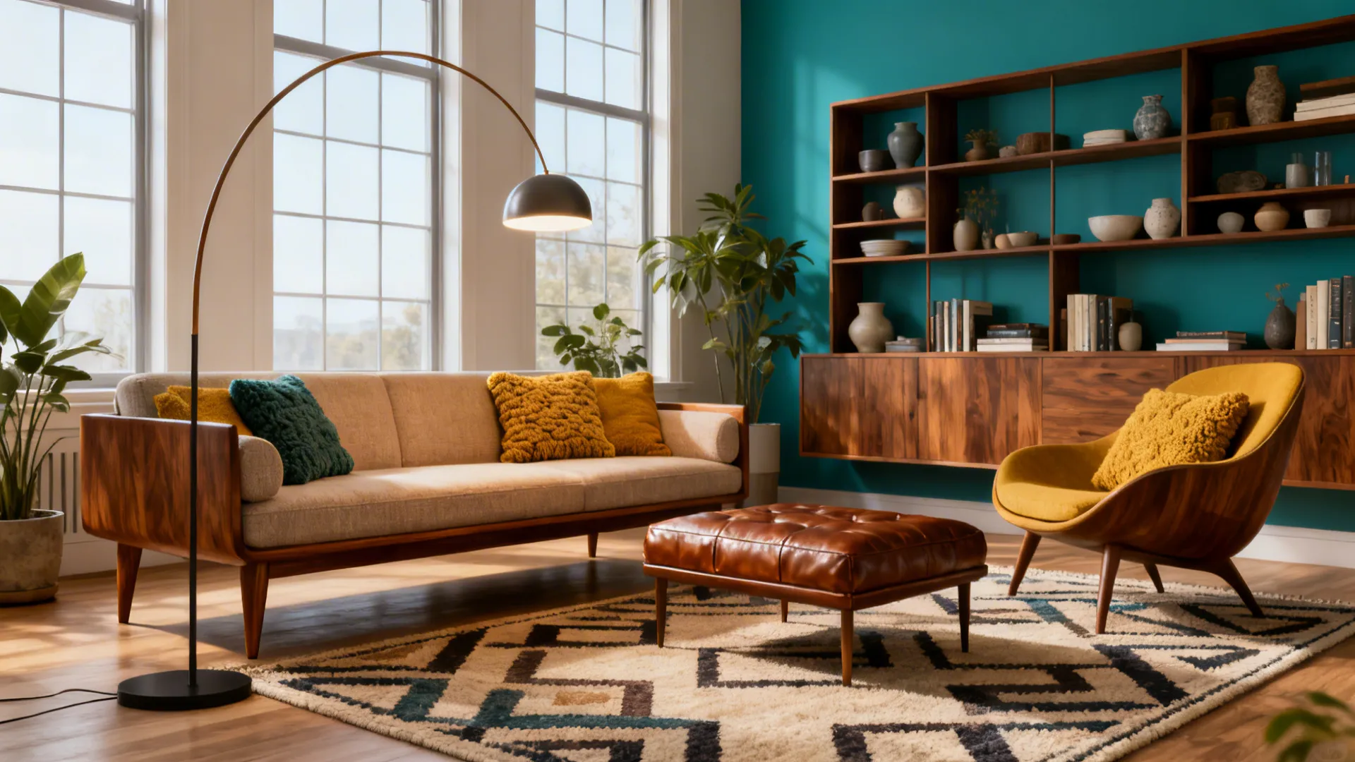 Mid-Century Modern Living Room Ideas — 5 Ways