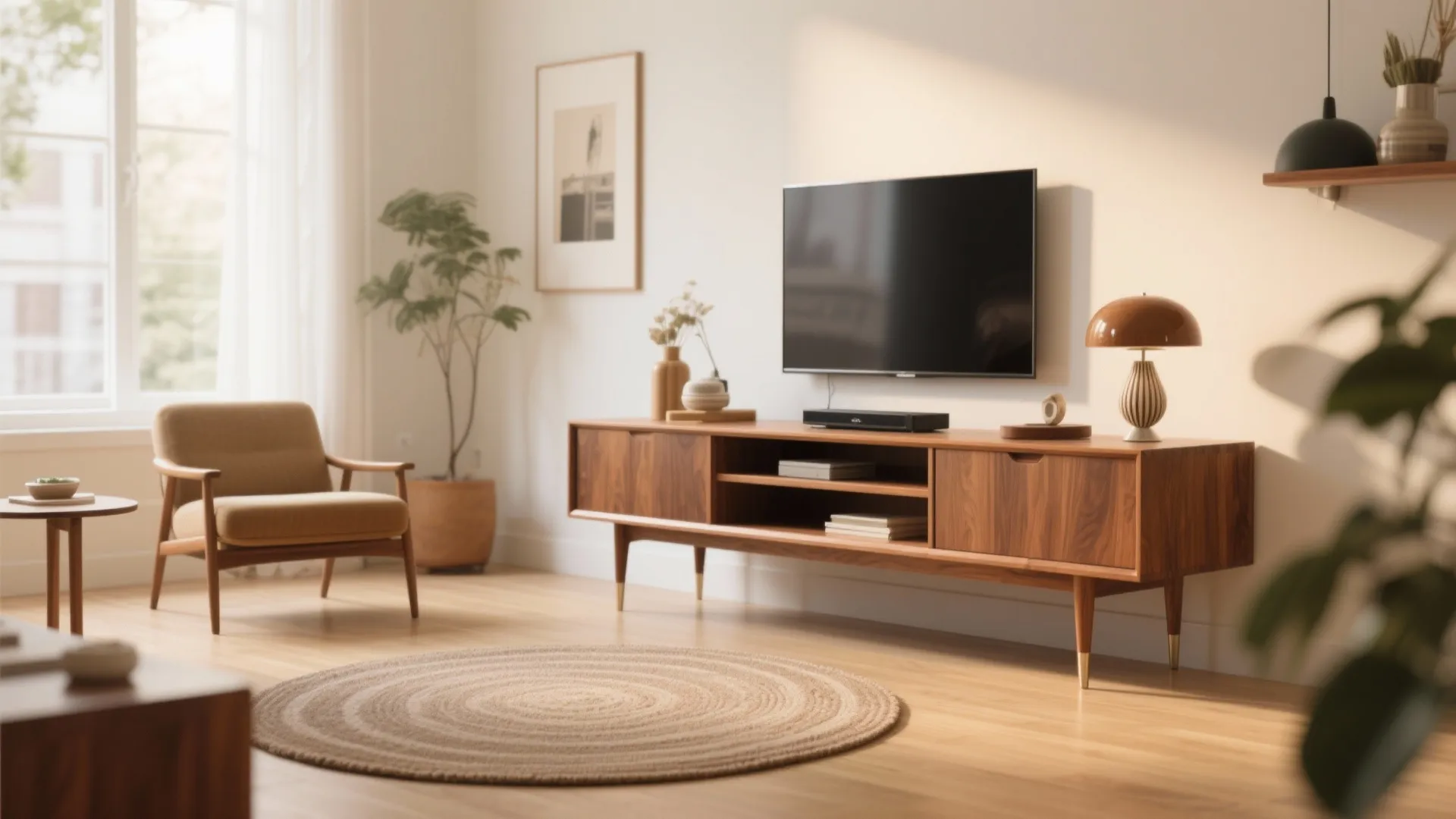 4. Mid-Century Modern Low Profile