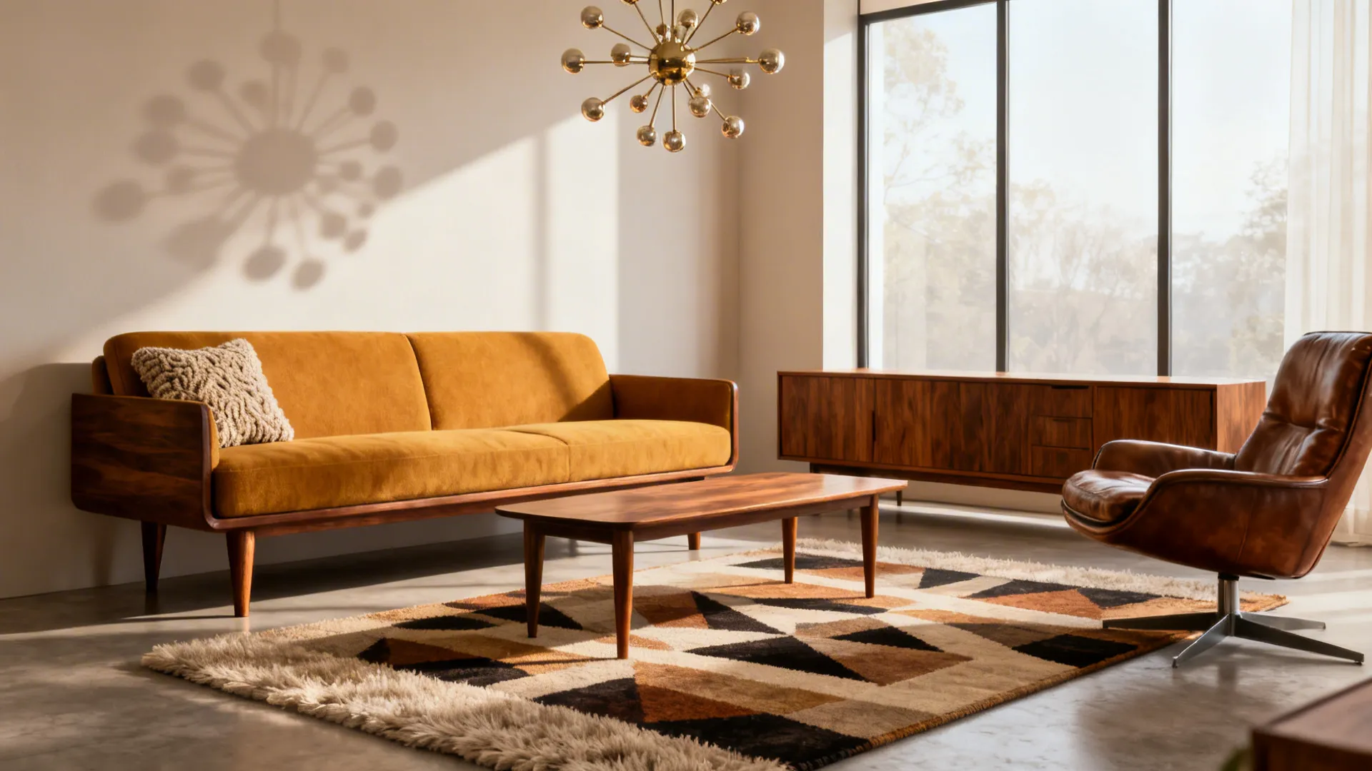 Mid Century Modern Living Room Ideas — 5 Ways