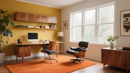 10 Mid-Century Modern Office Ideas