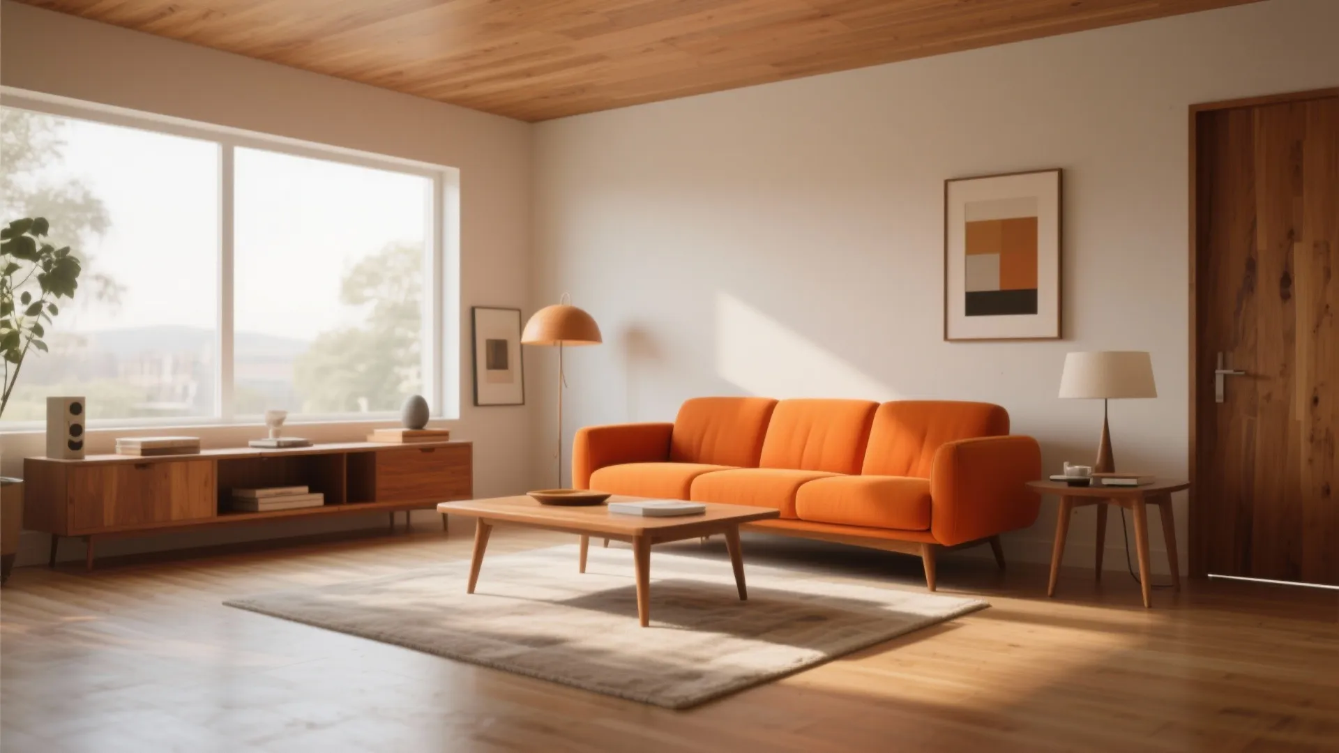 7. Mid-Century Modern Vibe