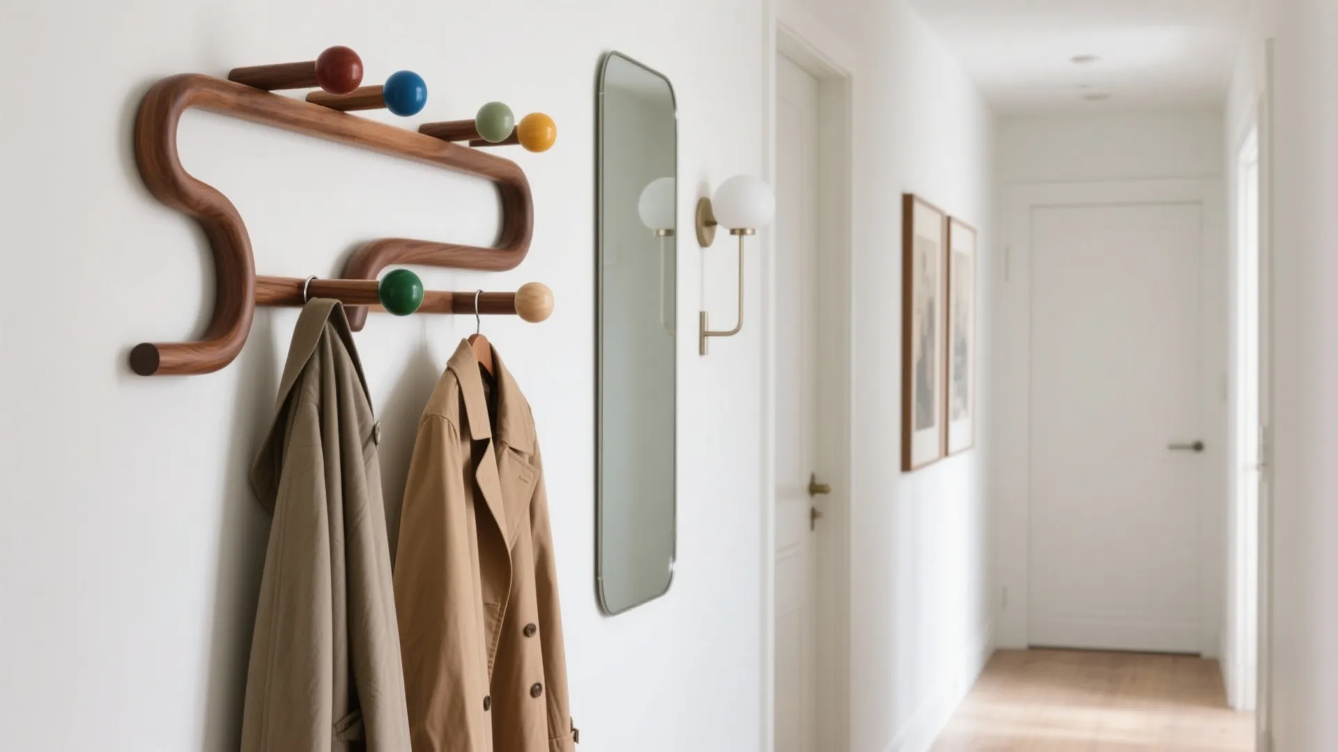 4) Sculptural, Mid-Century-Inspired Statement Rack