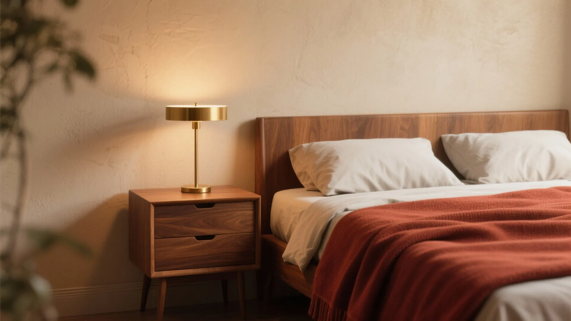 3. Red in a Mid-Century Palette