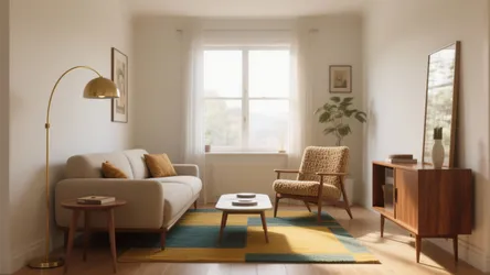 5 Small Mid-Century Living Room Ideas
