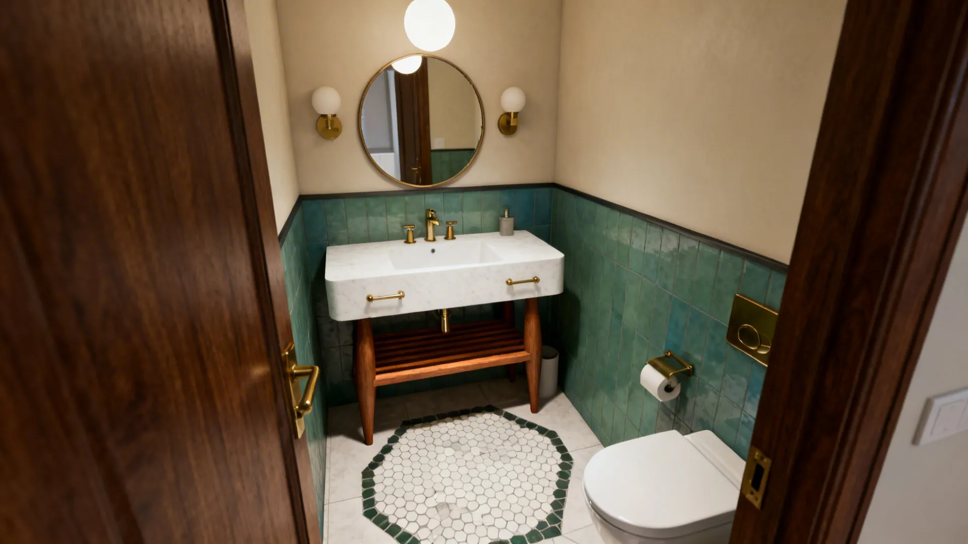 5 Mid-Century Modern Small Bathroom Ideas