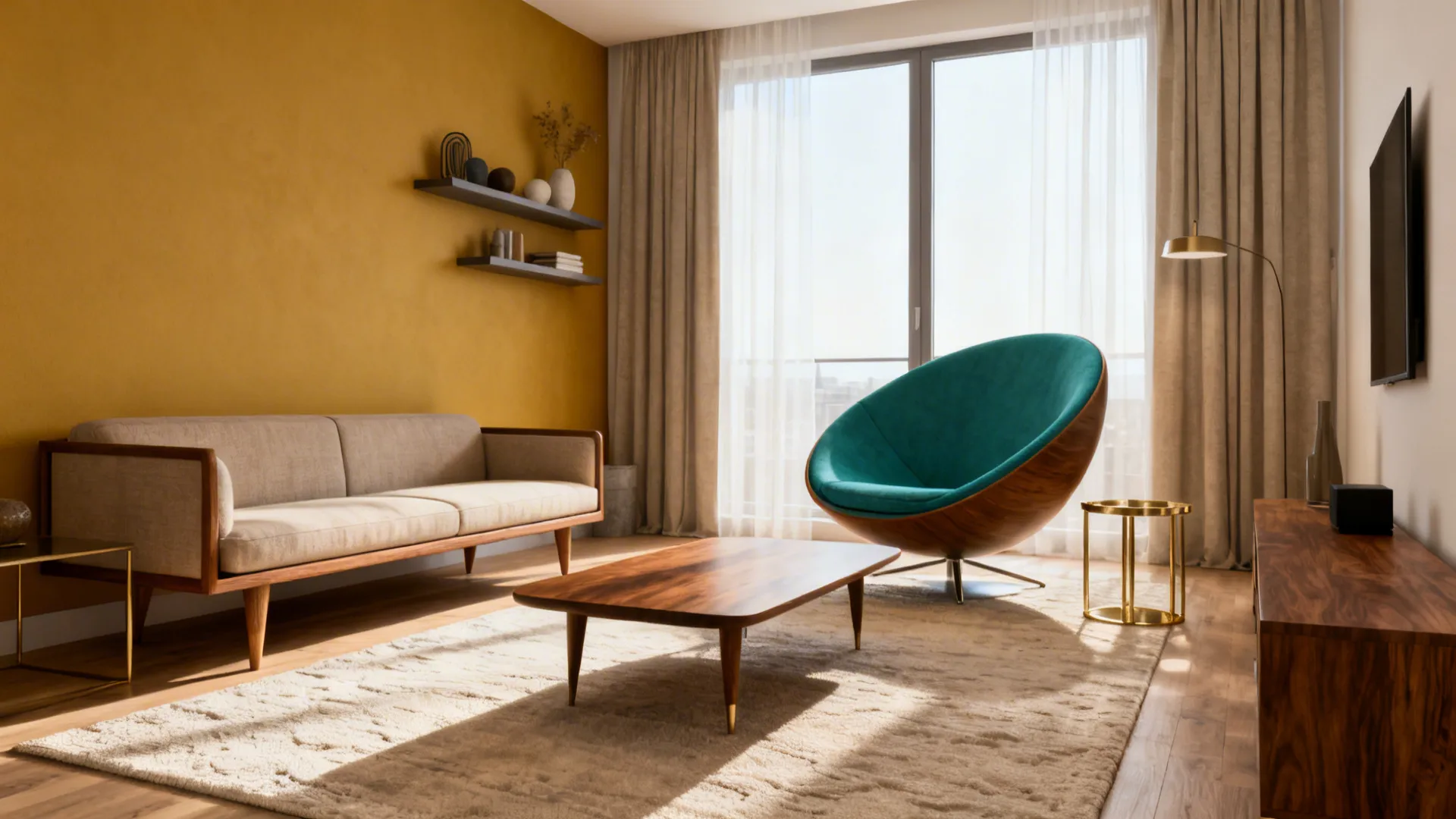 5 Mid-Century Modern Living Room Ideas