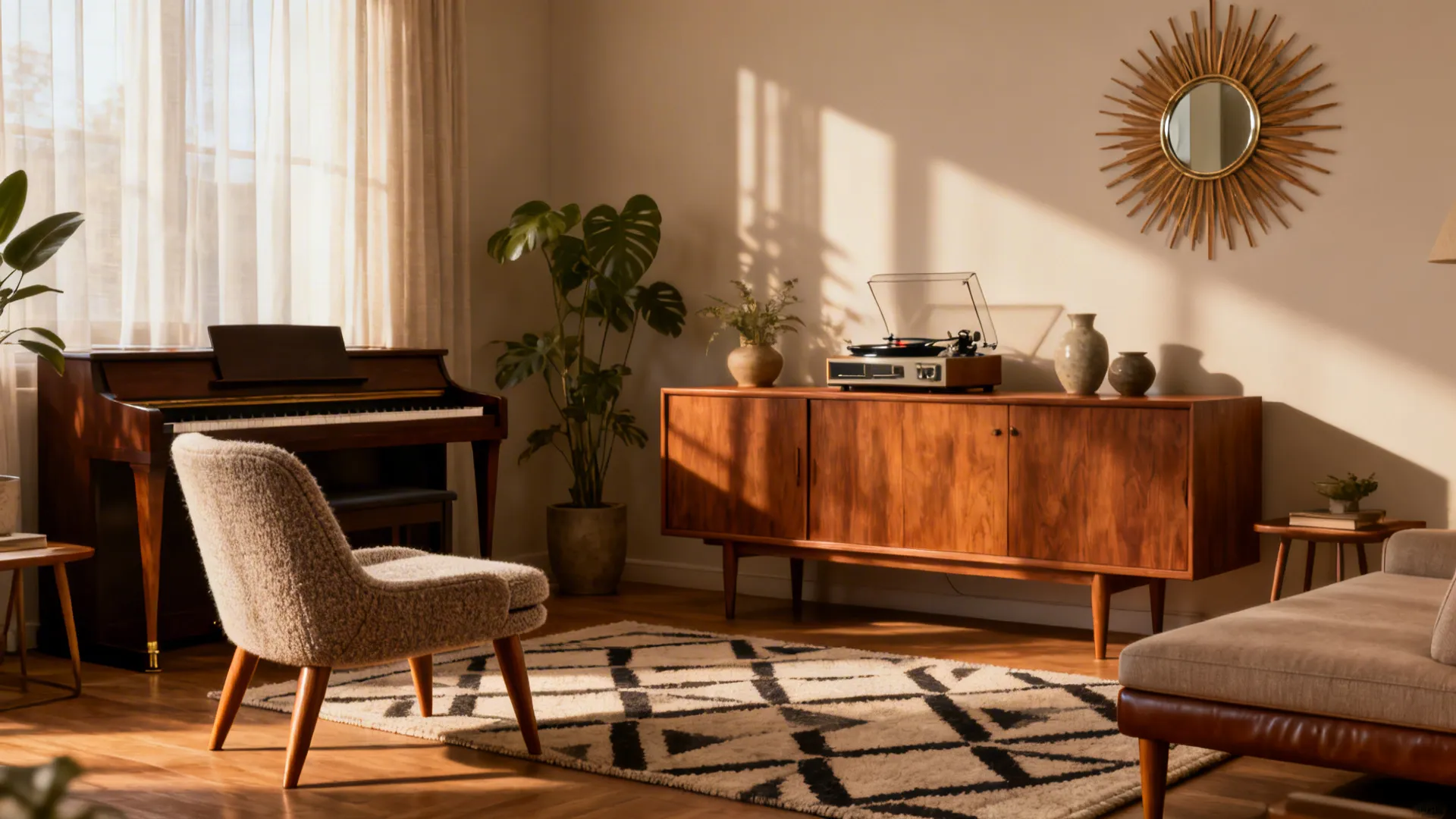 5 Mid-Century Modern Living Room Ideas