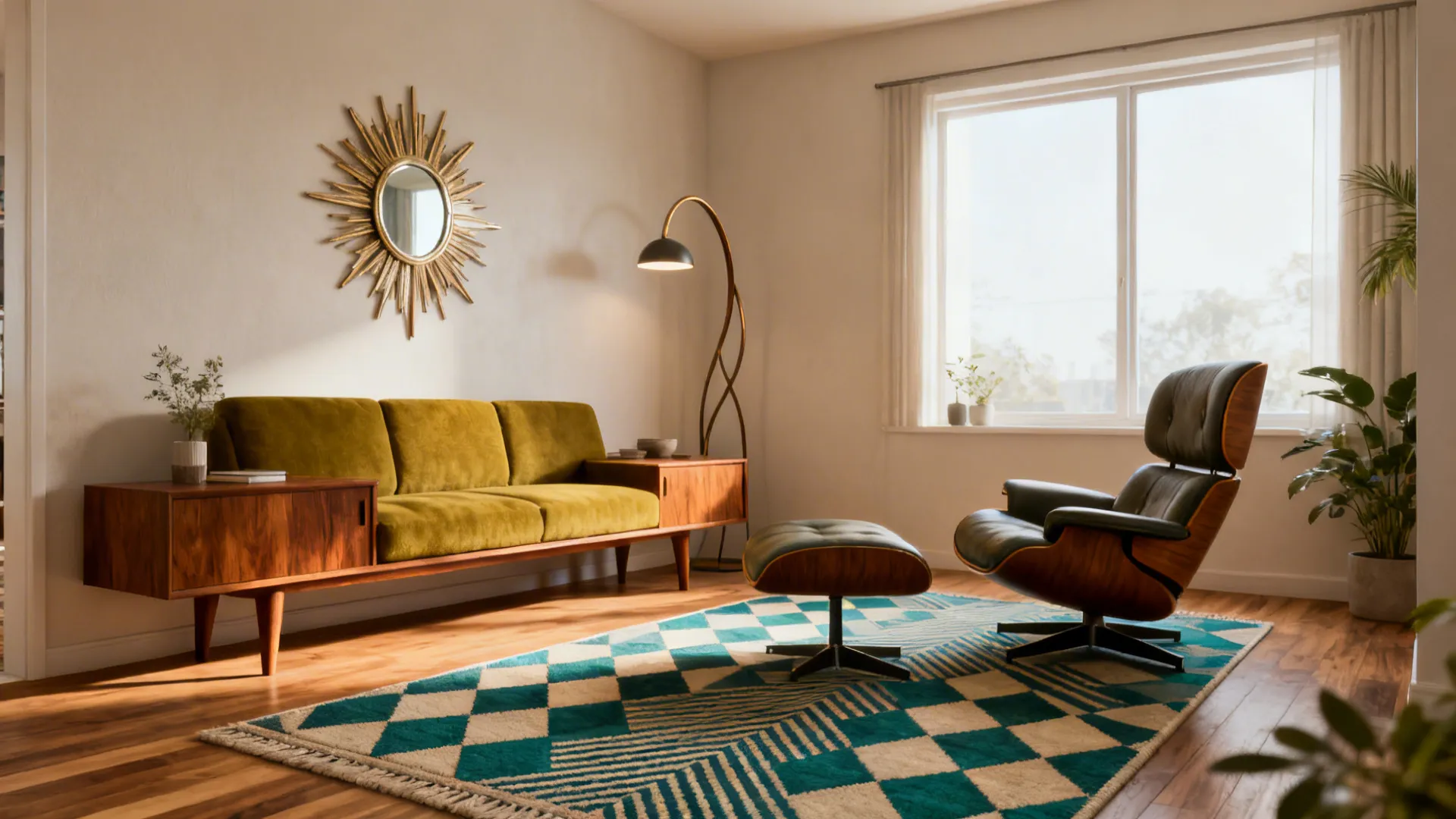 5 Mid-Century Modern Living Room Ideas