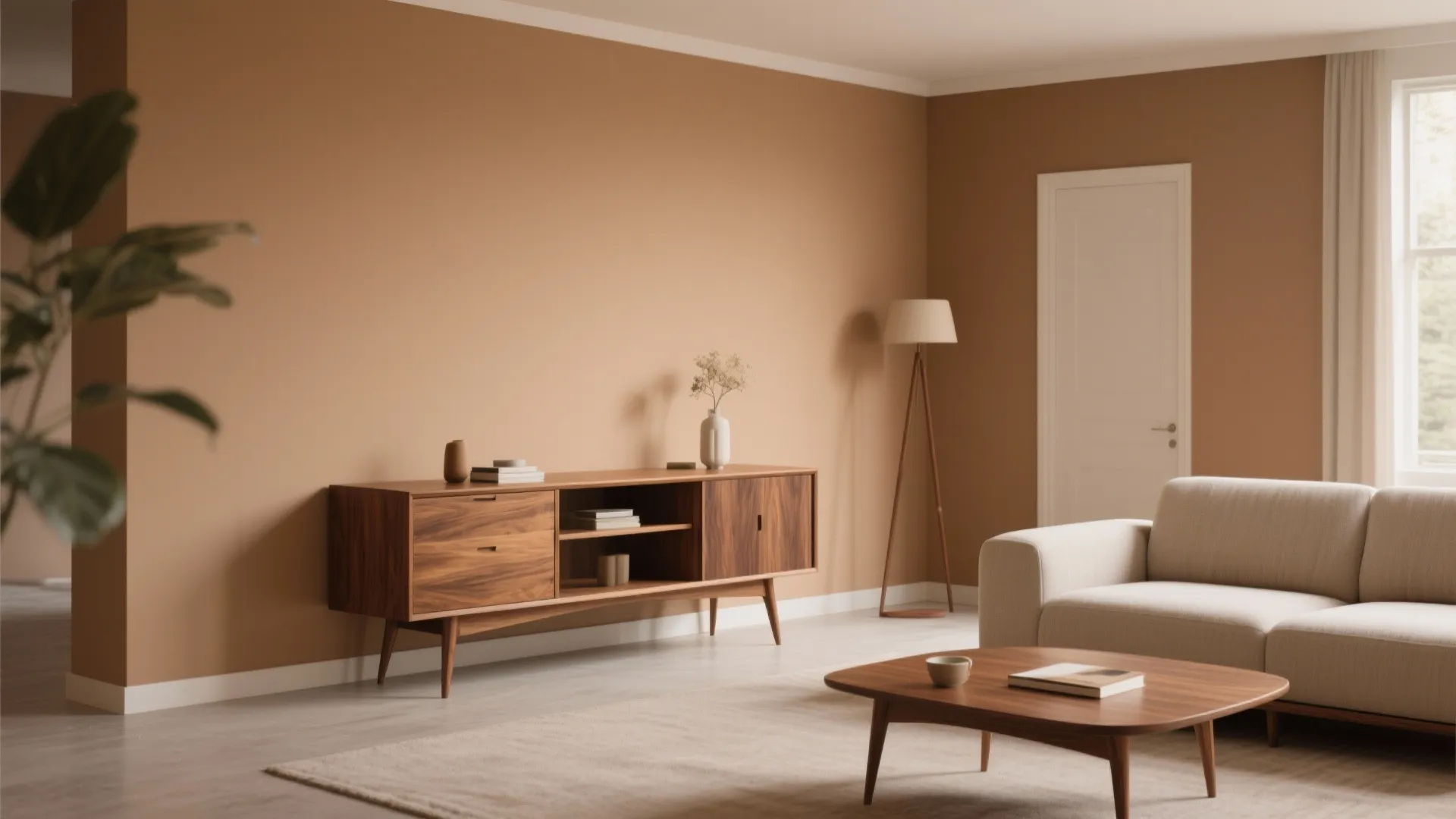 4. Mid-Century Modern Accents