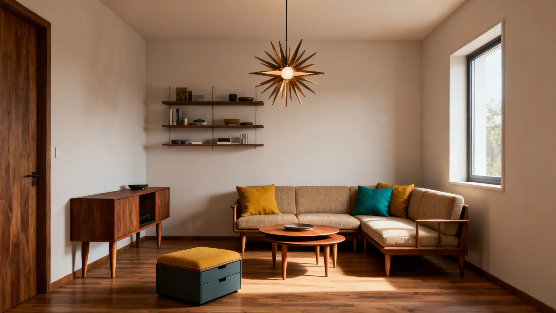 5 Mid-Century Modern Ideas for Small Living Rooms