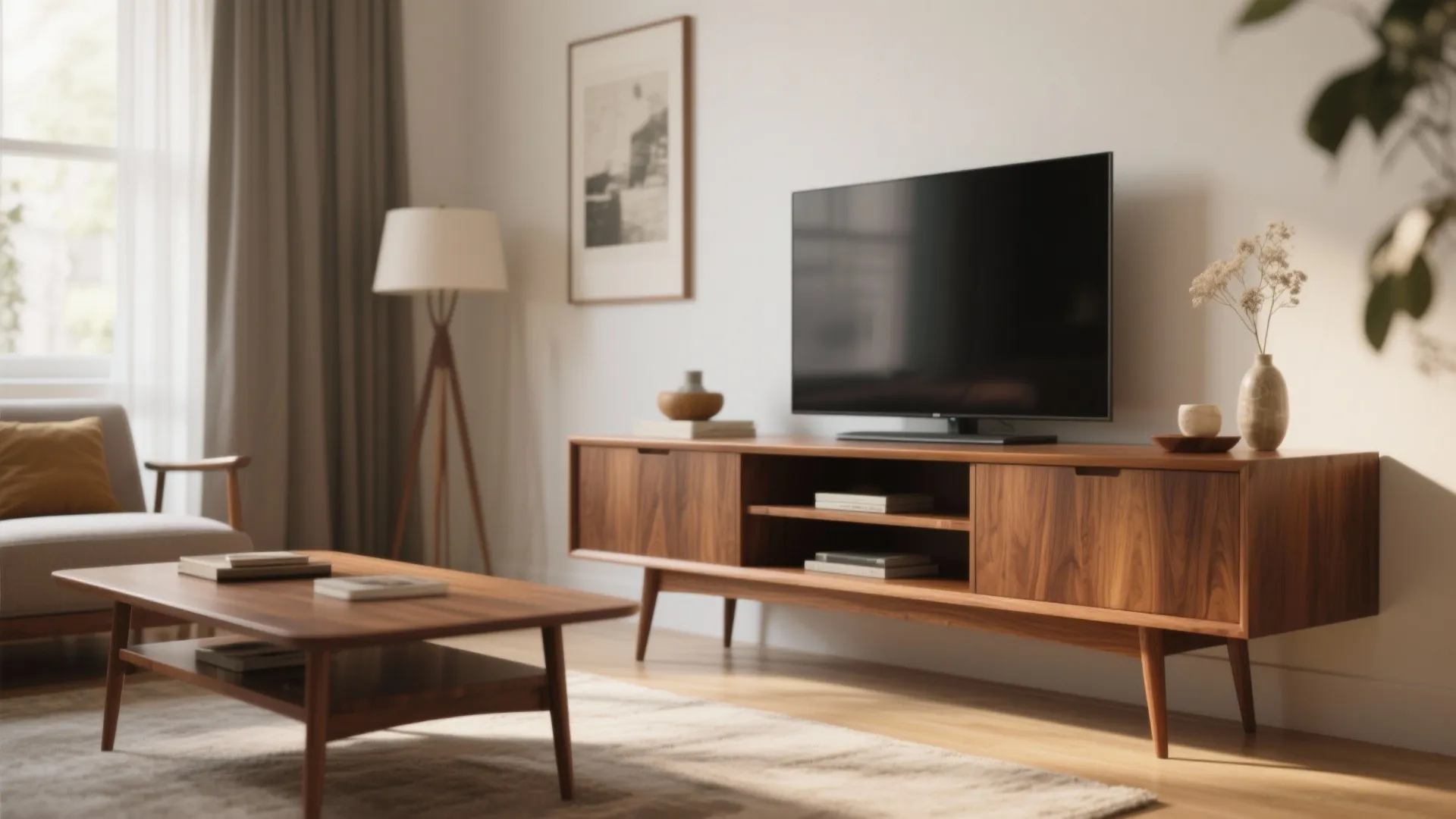 7. Mid-century Modern Stand