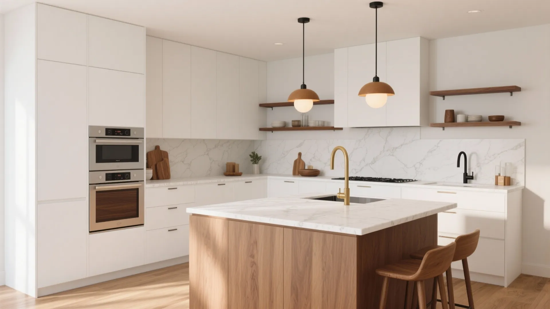 Mid Century Modern White Kitchen Ideas — 5 Inspirations