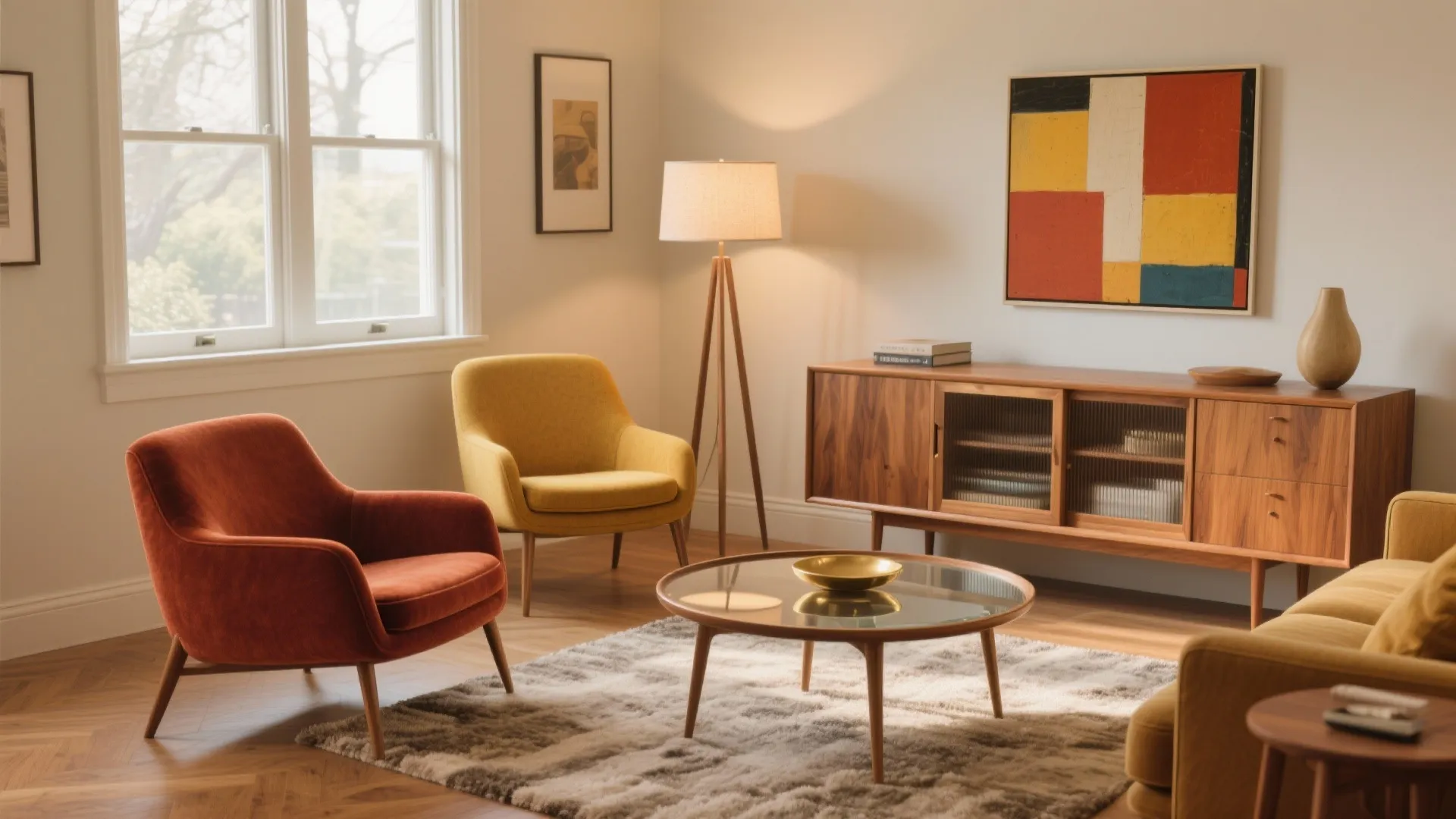 Mid-Century Warm Pops