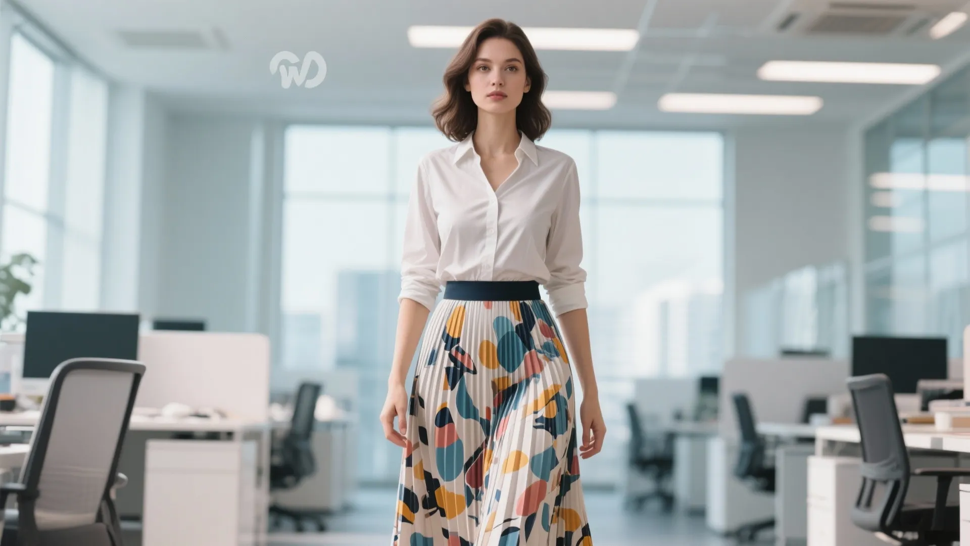 6. Midi Skirts with Personality