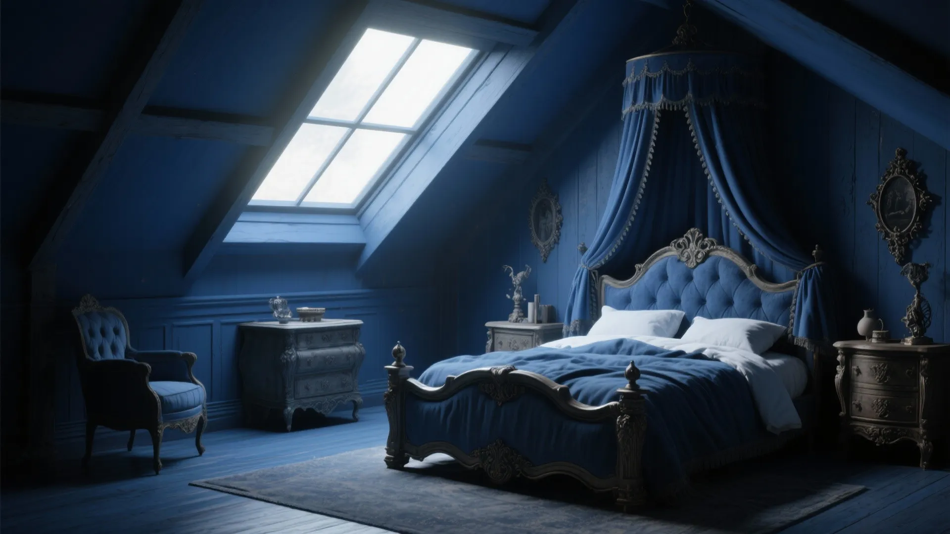 Tip 3: Midnight Blue Drama