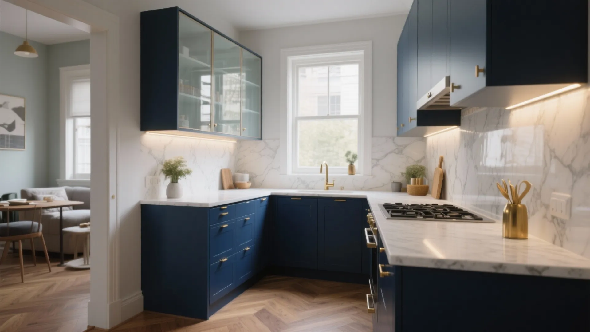 5 Midnight Blue Kitchen Ideas: How I use midnight blue cabinets to transform small kitchens with style and function