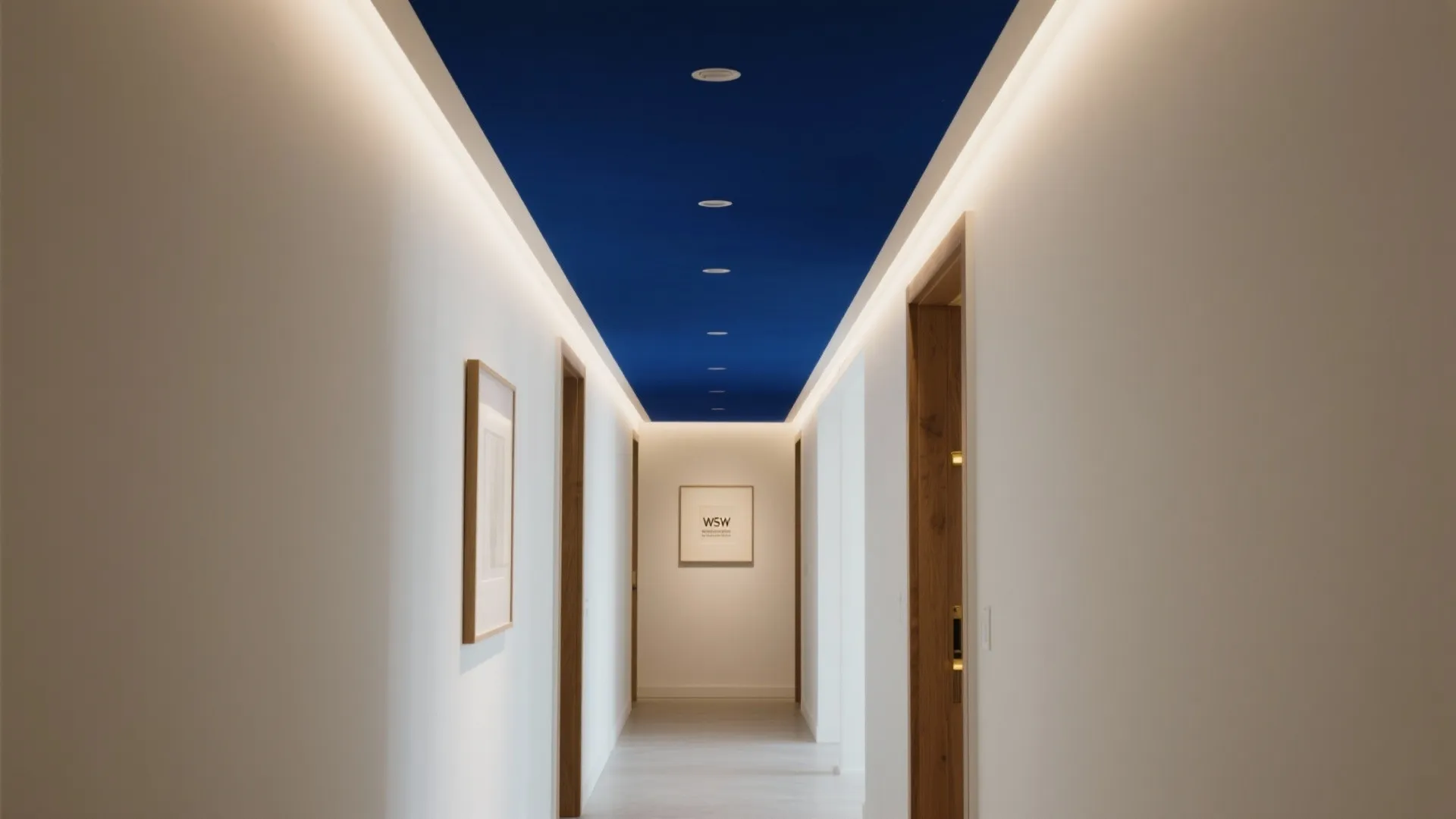 Statement Ceiling: Saturated Hue Above