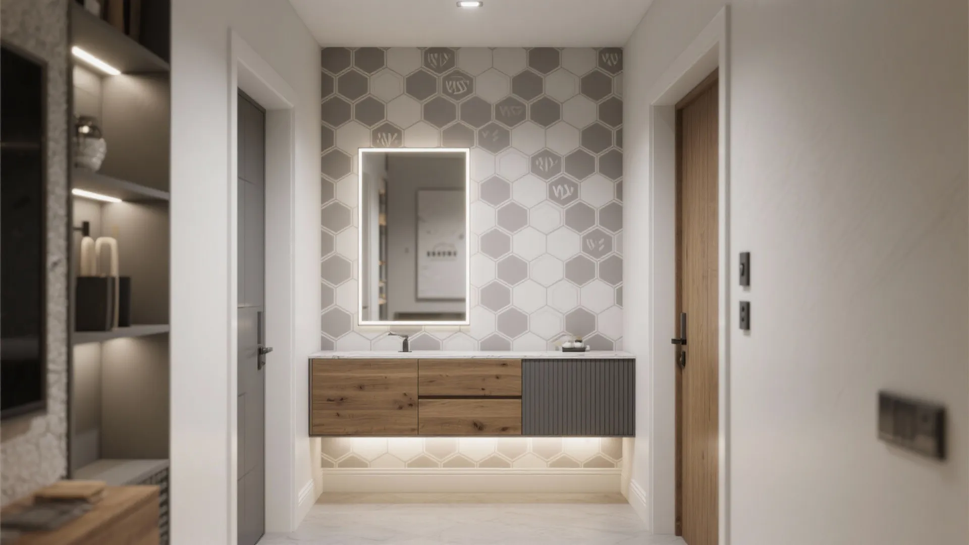 Geometric Patterns: Nail Scale and Repeat