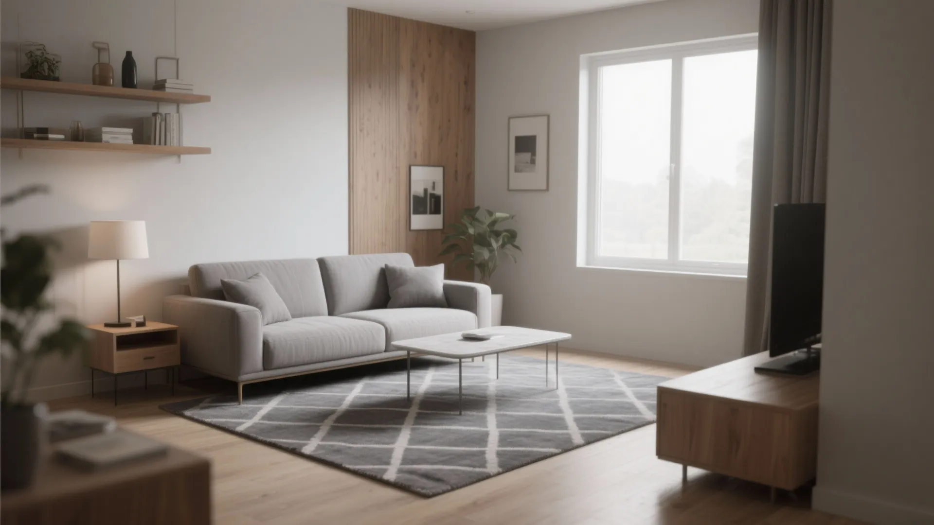 2. Anchor with a mid-toned geometric