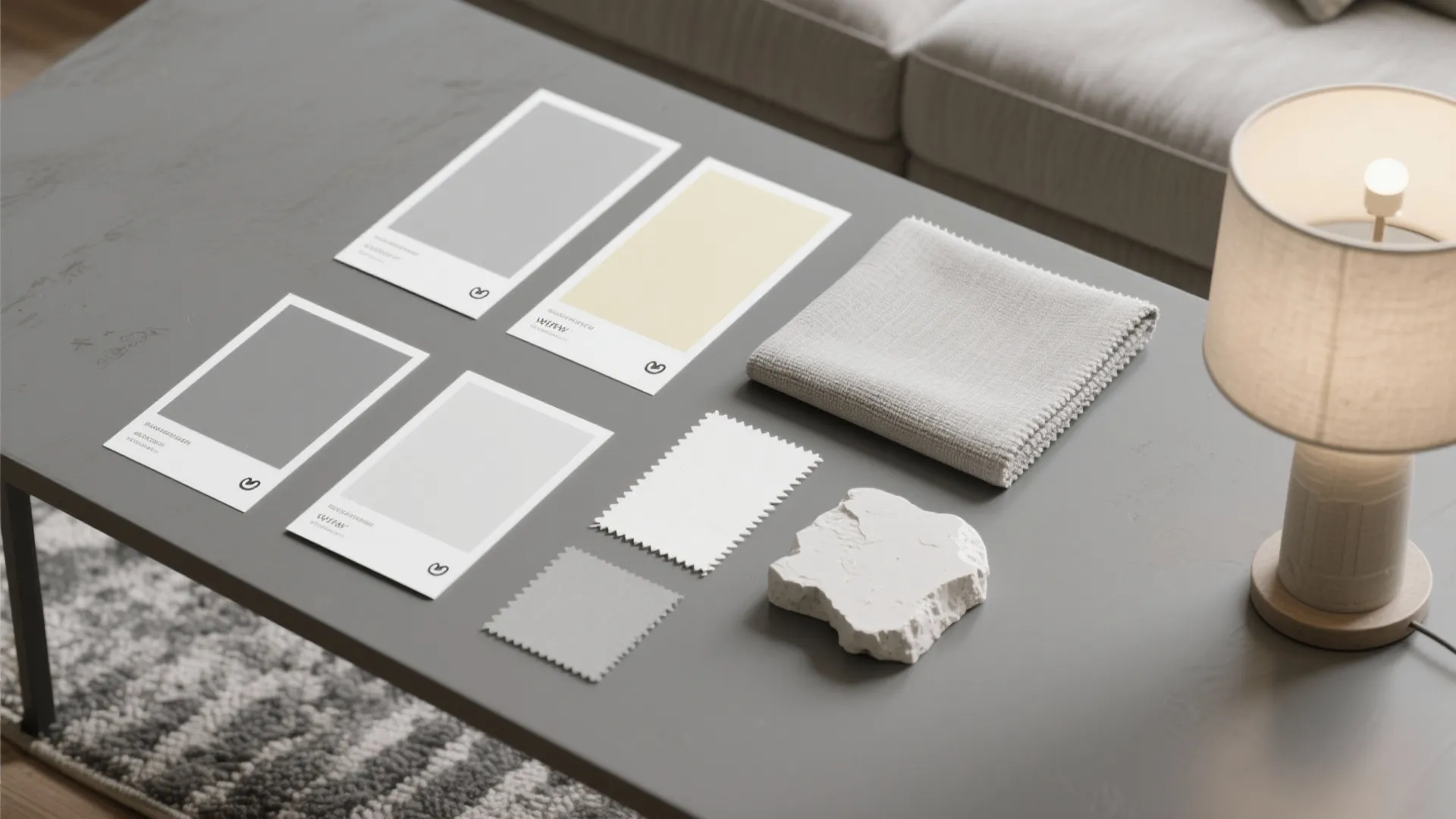 2. Mid-Tone Neutral with Bright Trim