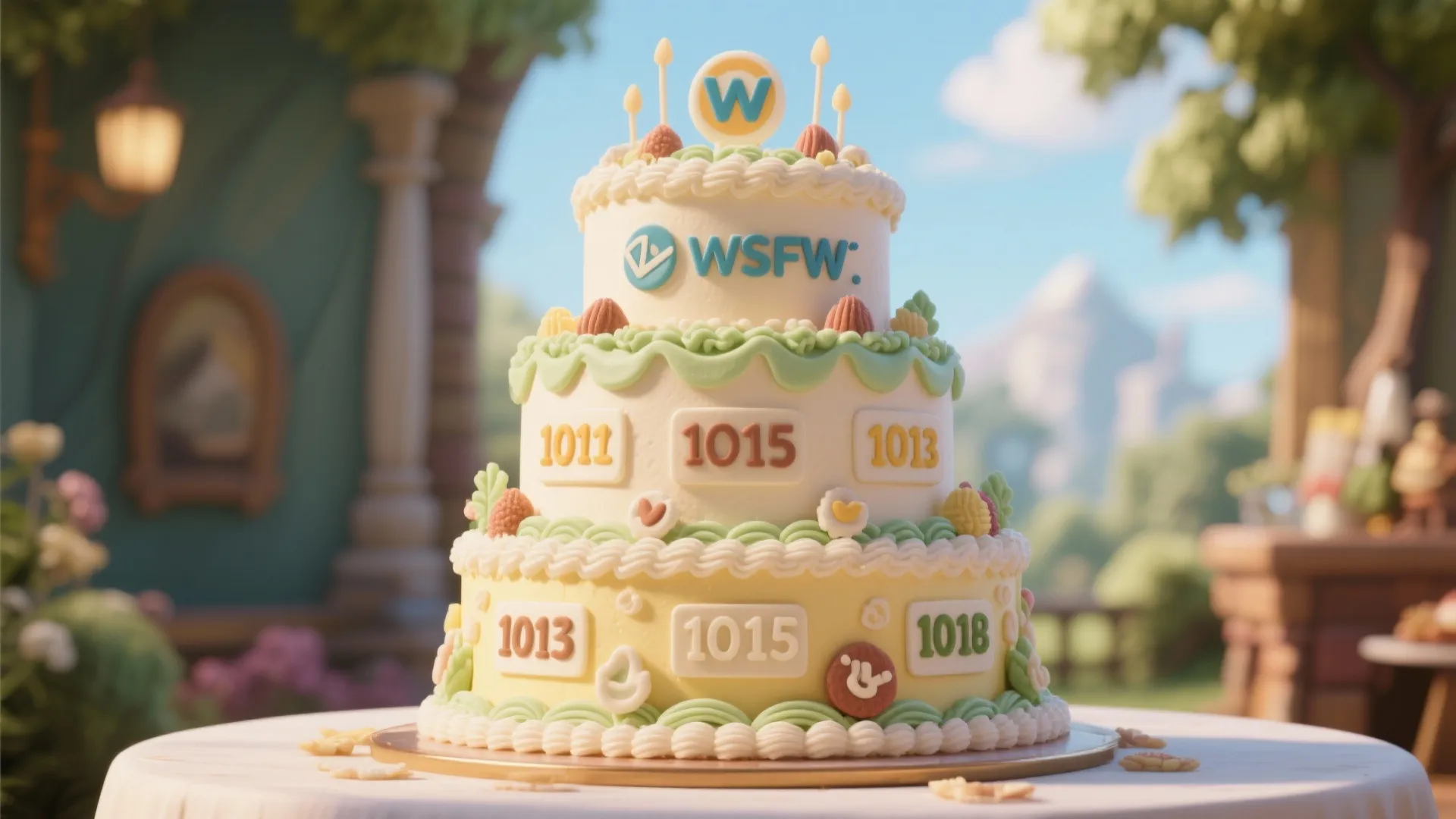 4. Milestone Timeline Cake