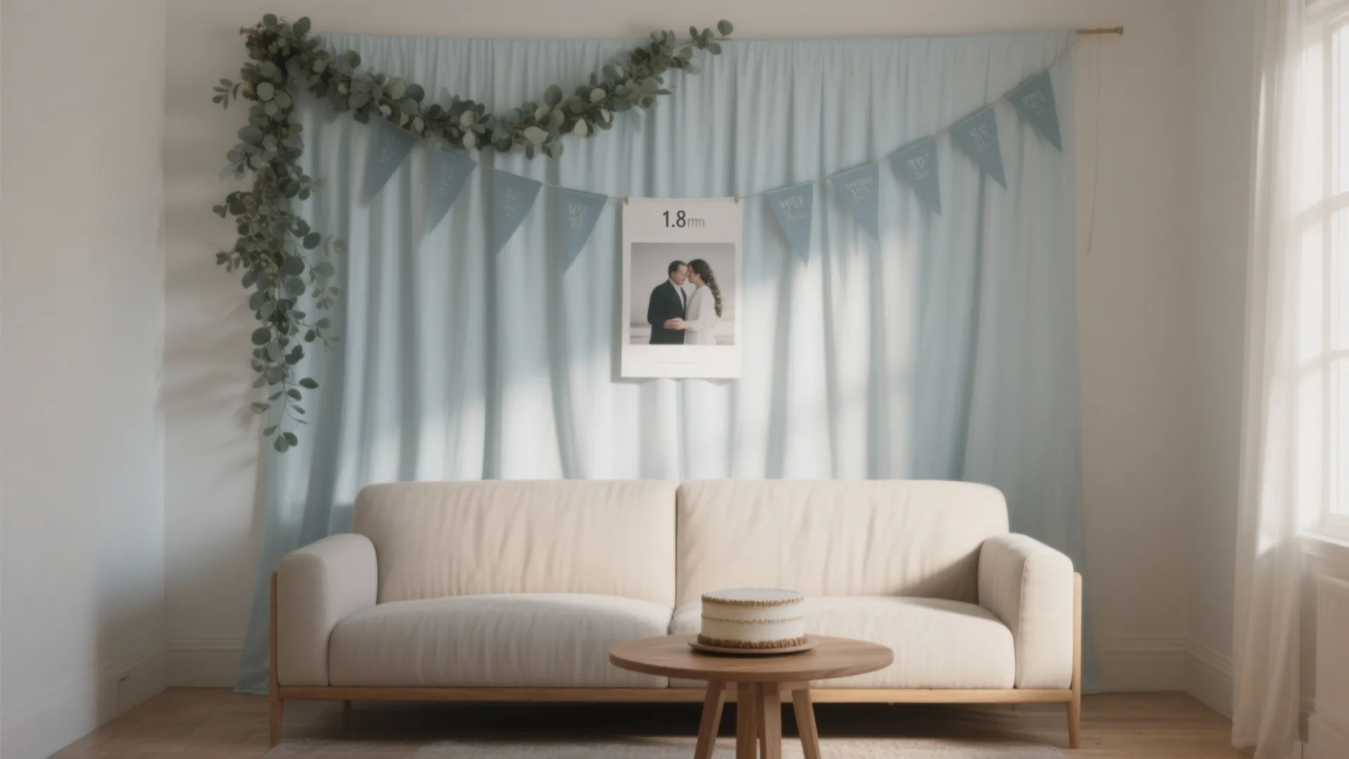 Milestone Backdrop and a Photo-First Corner