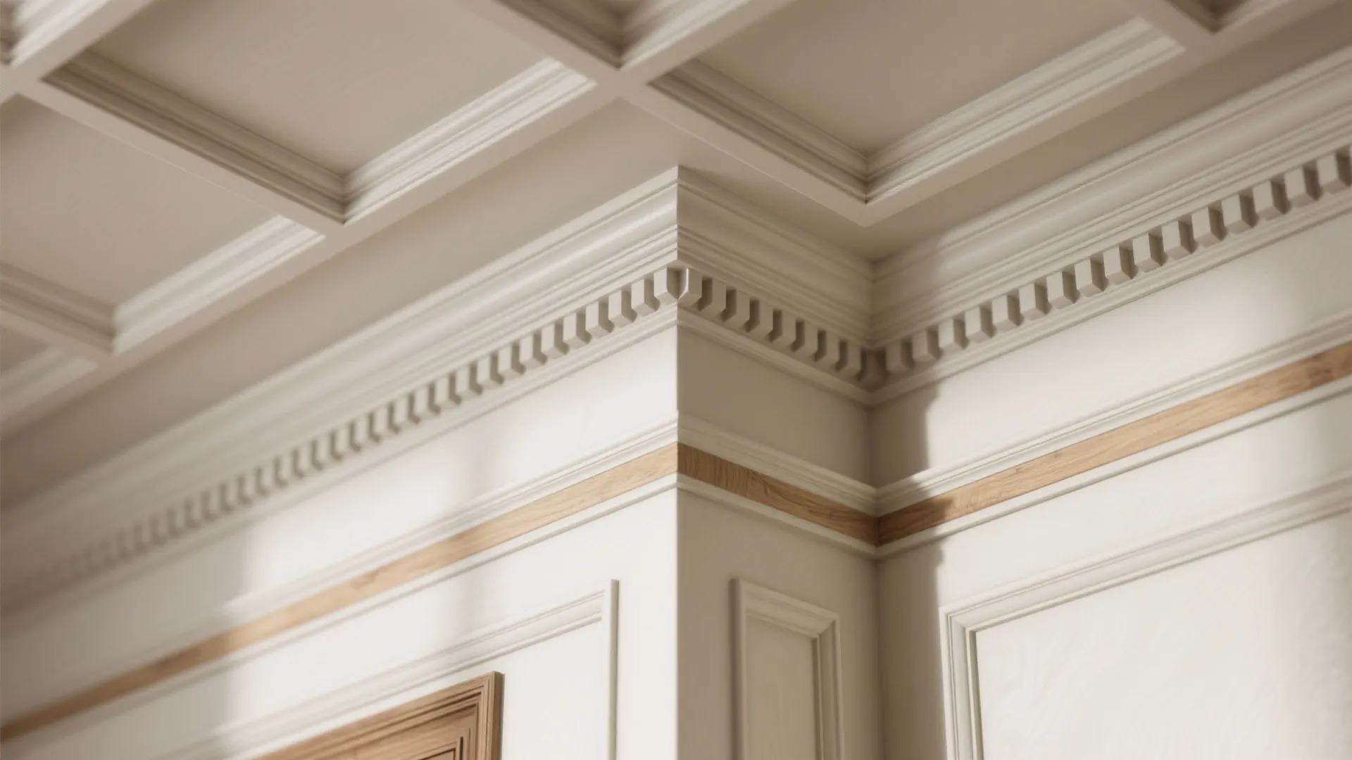 Millwork: Crown, Paneling, and Coffered Ceilings