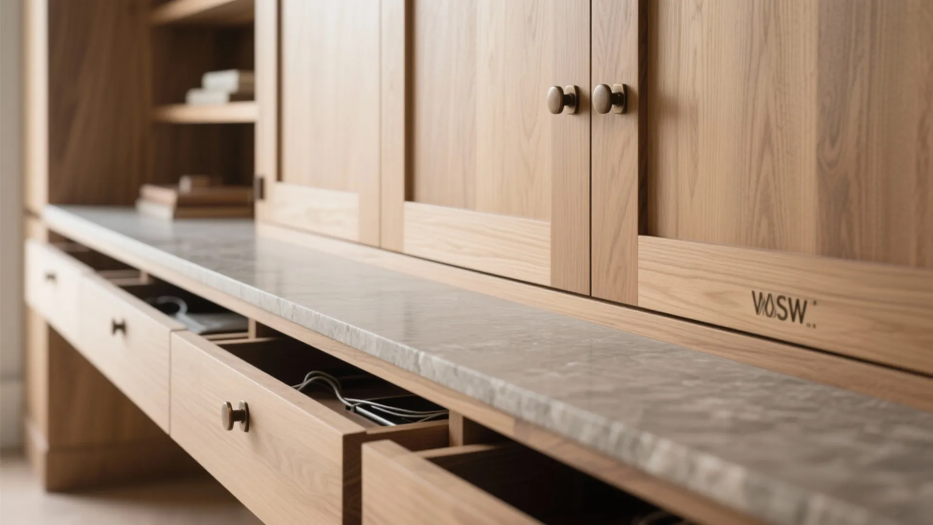 Custom millwork: built-ins and concealed storage