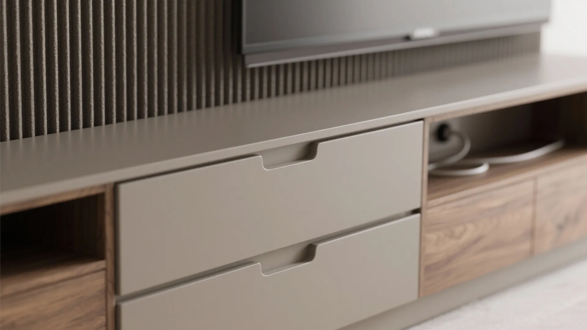 Minimalist Storage for the Open-plan Living-Dining