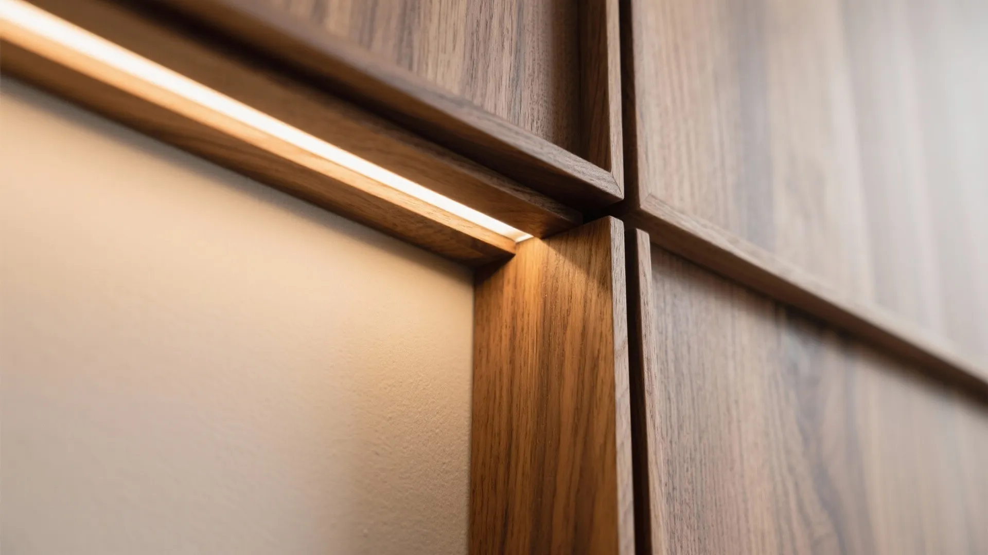 Integrated Headboard Wall with Lighting and Millwork