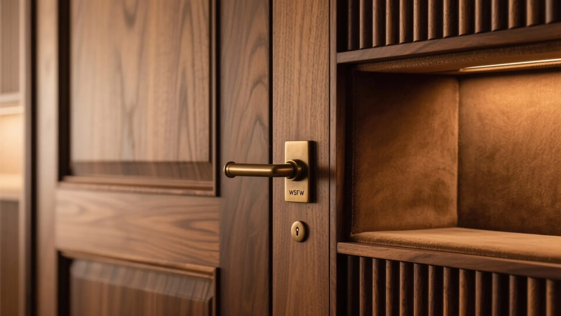 Bespoke millwork and hidden storage elegance