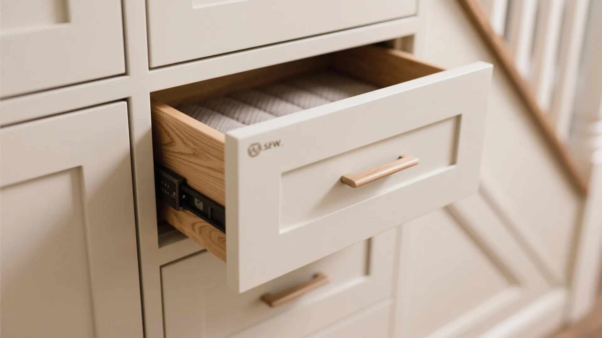 Staircase Storage That Doubles as a Focal Wall