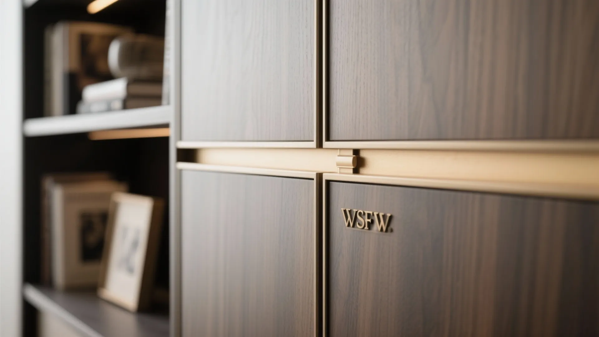 Minimalist Luxury Shelving and Hidden Storage