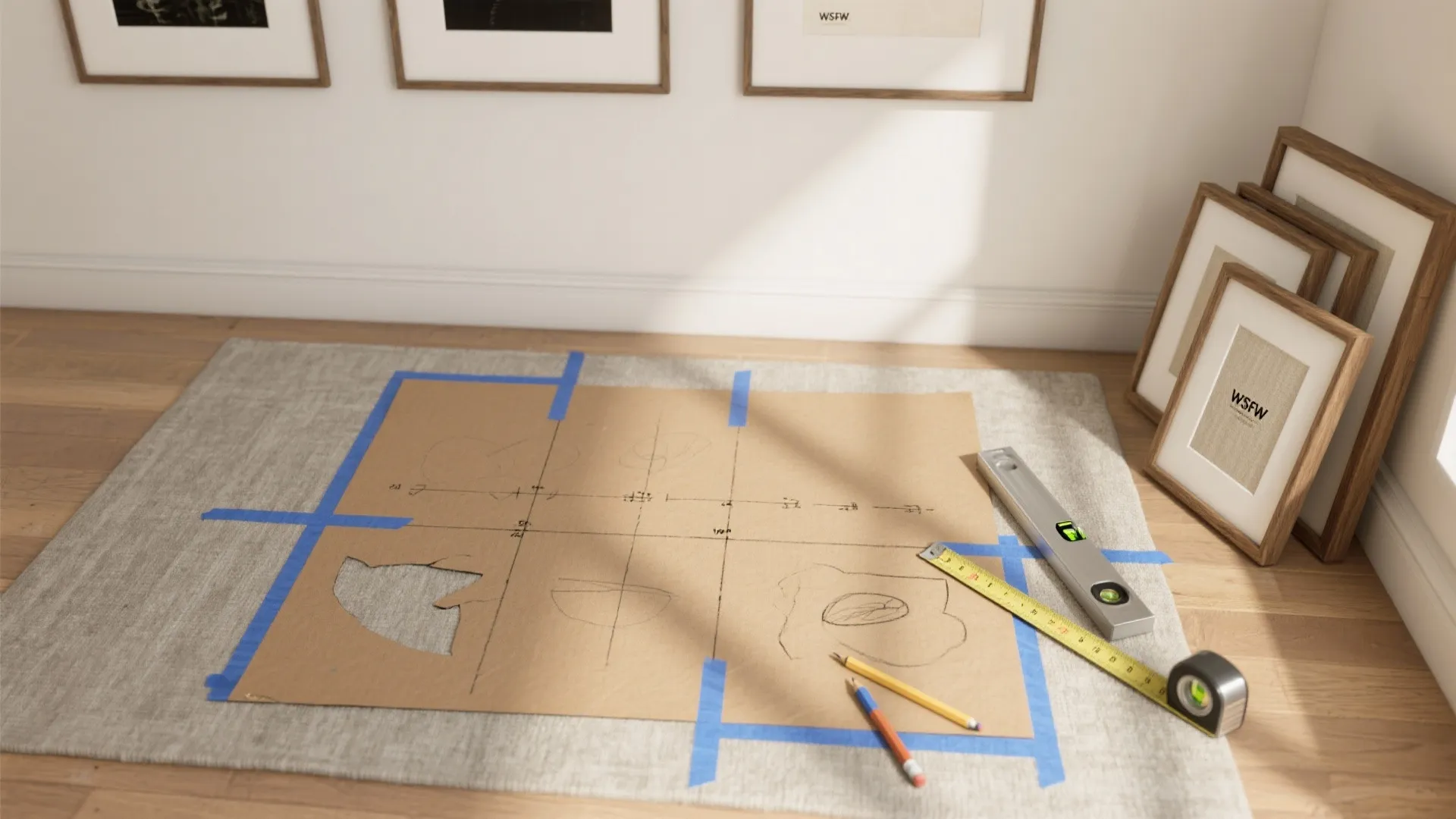 Minimalist Gallery Wall, Curated and Calm