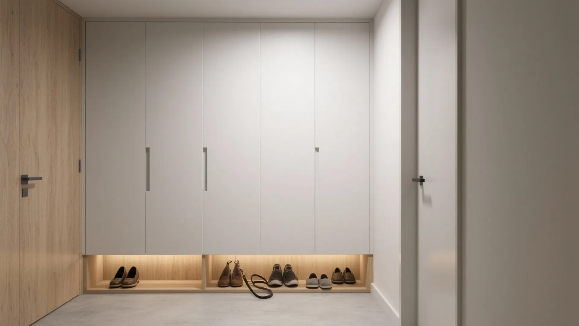 Minimalist Hall Cabinet Storage