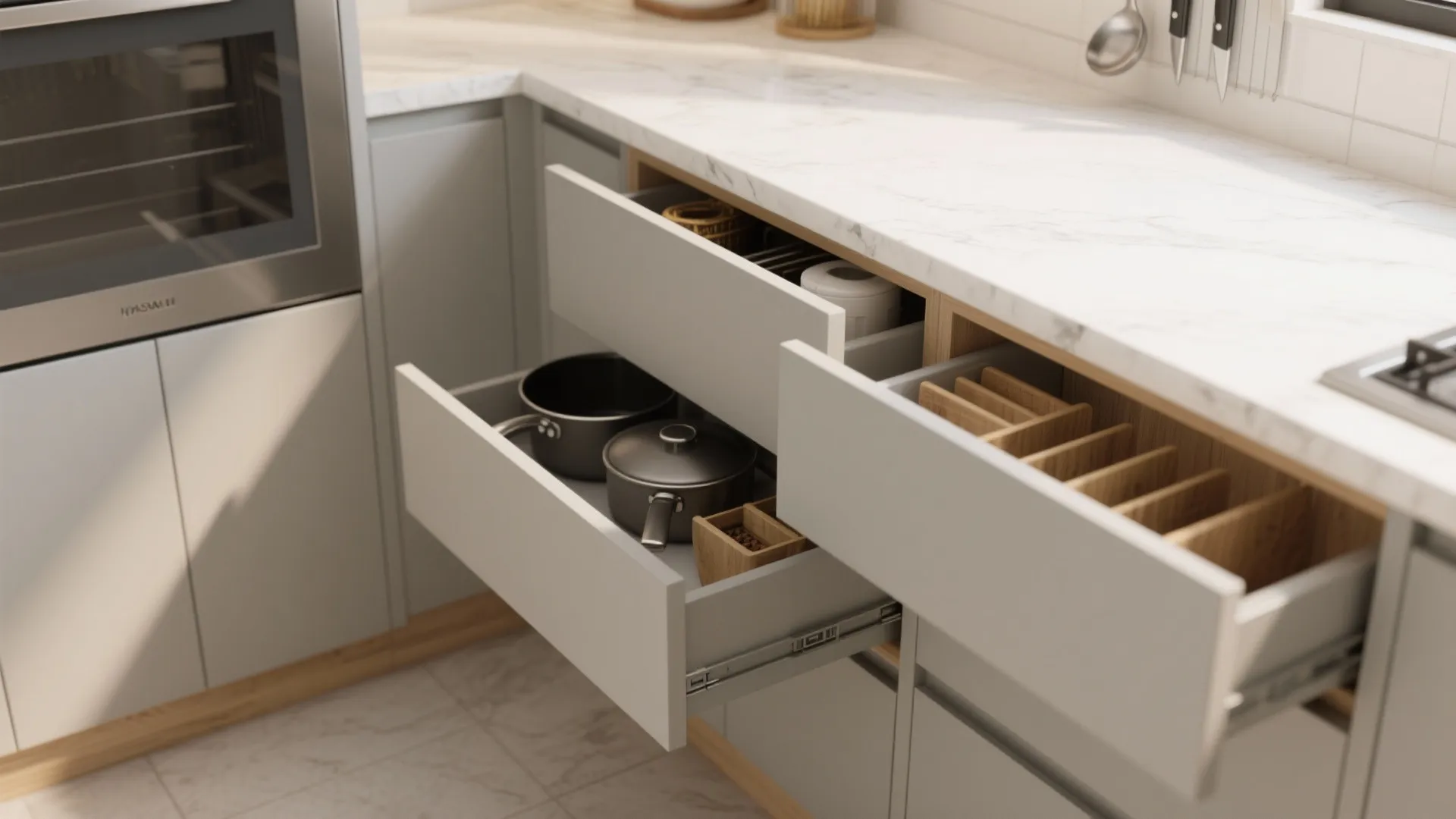 Minimalist Kitchen Storage That Breathes